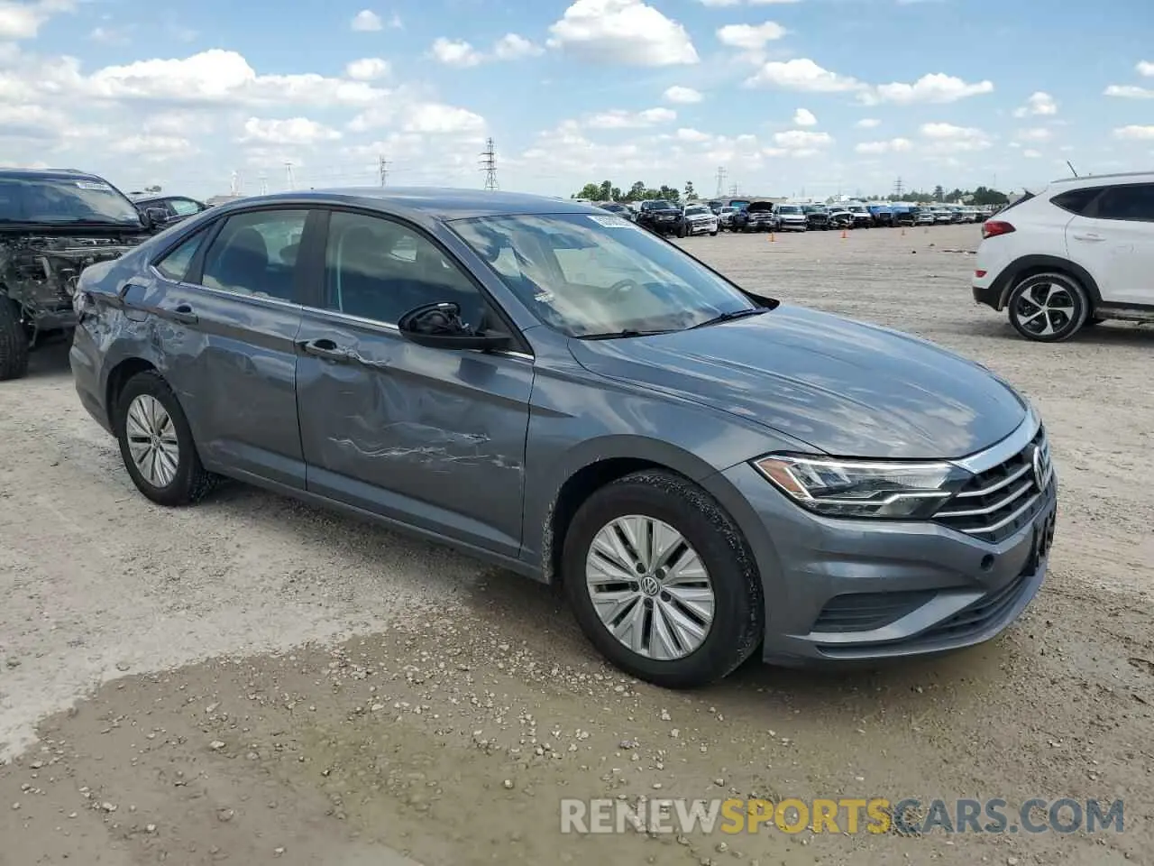 4 fotografías del automóvil dañado 3VWCB7BU6KM219039 VOLKSWAGEN JETTA 2019