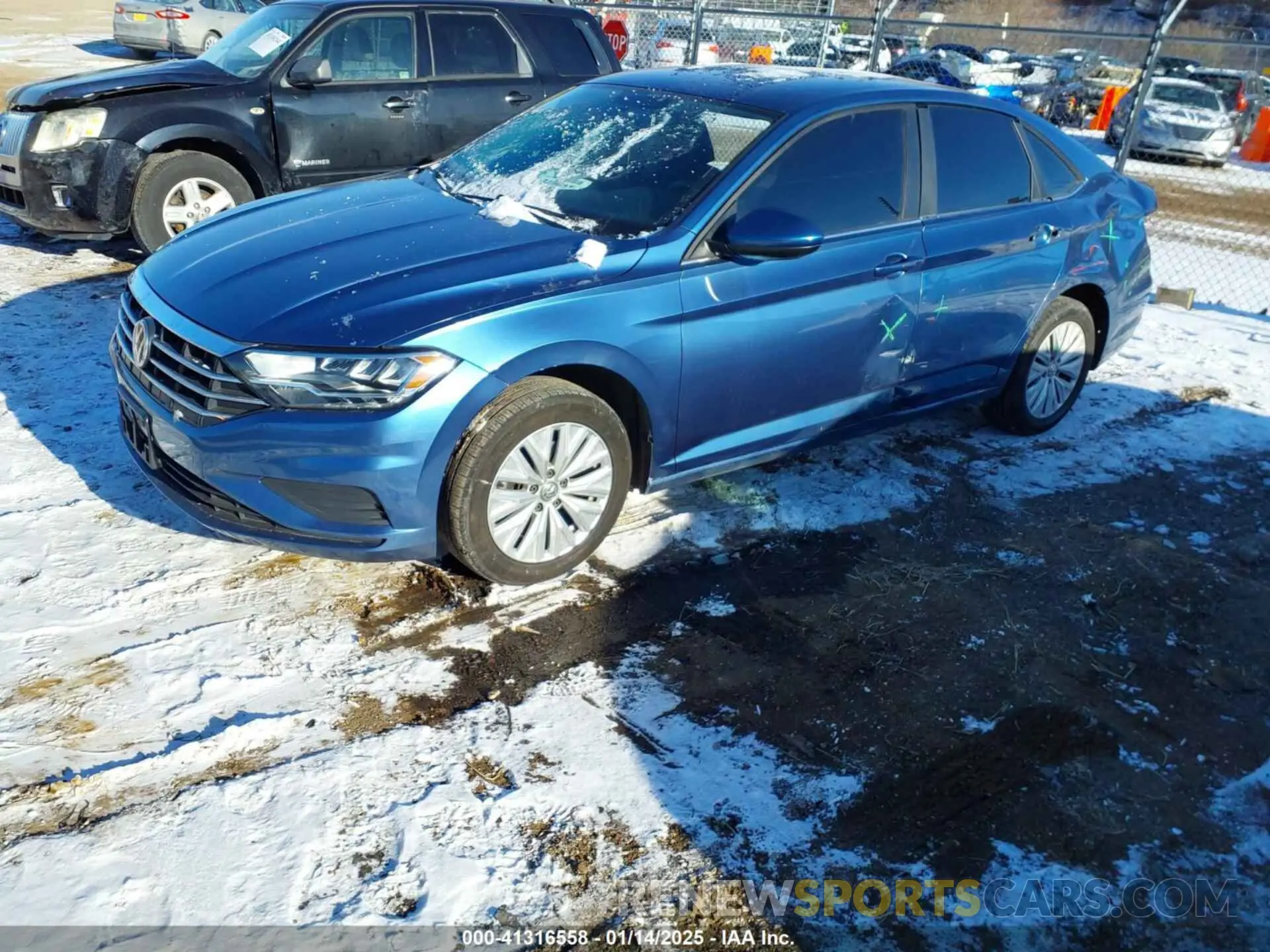 2 fotografías del automóvil dañado 3VWCB7BU7KM177948 VOLKSWAGEN JETTA 2019