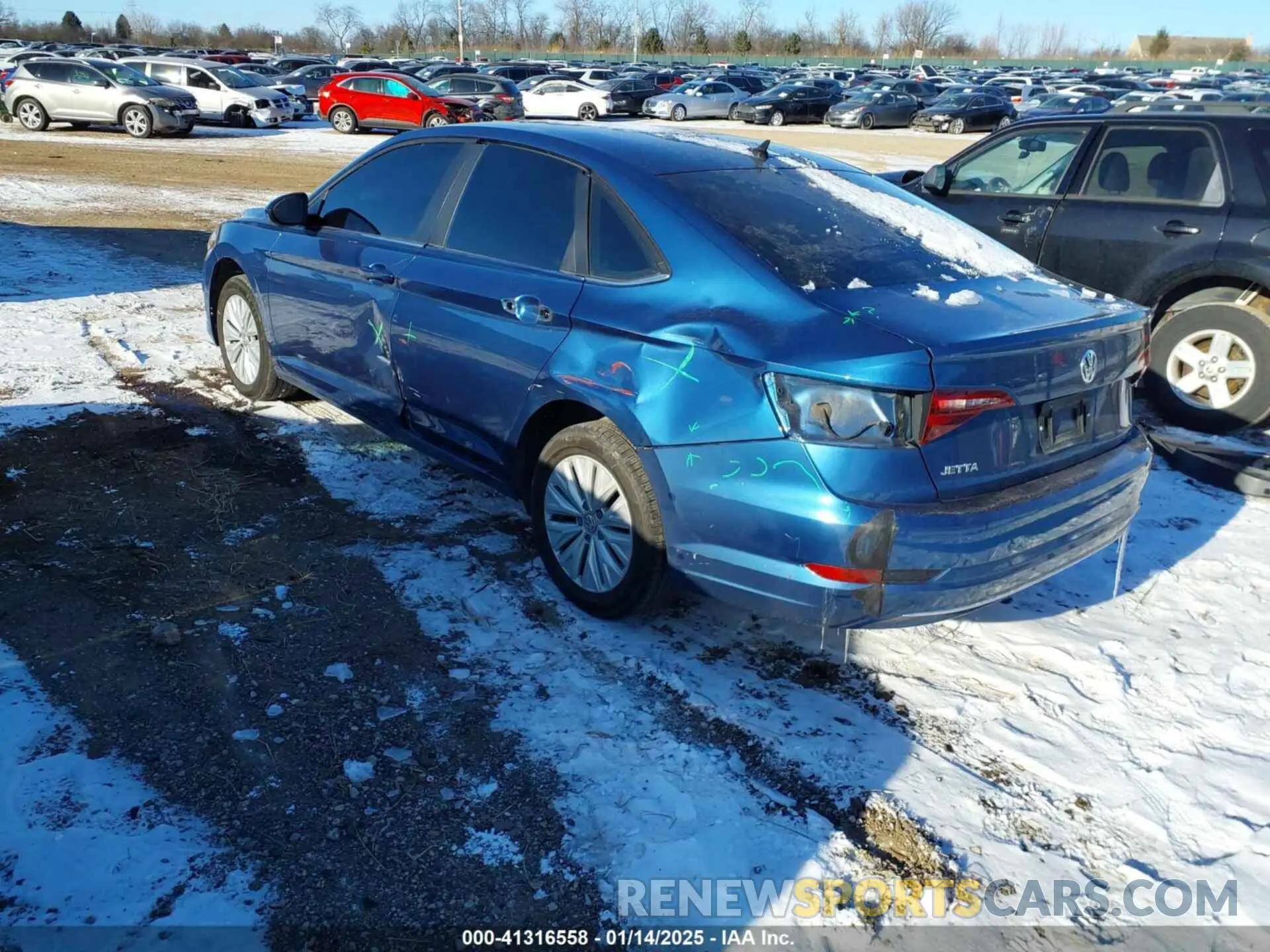 3 fotografías del automóvil dañado 3VWCB7BU7KM177948 VOLKSWAGEN JETTA 2019