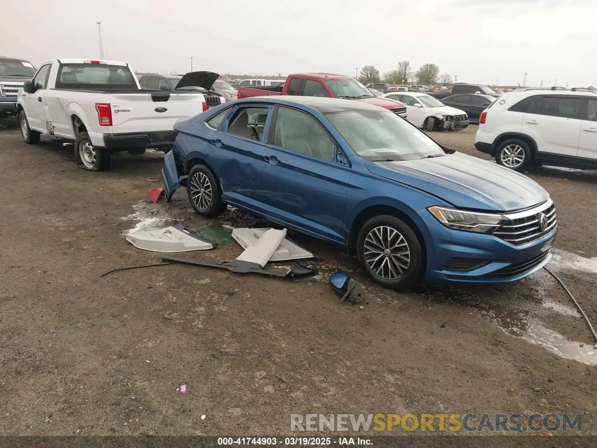 1 fotografías del automóvil dañado 3VWCB7BU7KM244533 VOLKSWAGEN JETTA 2019