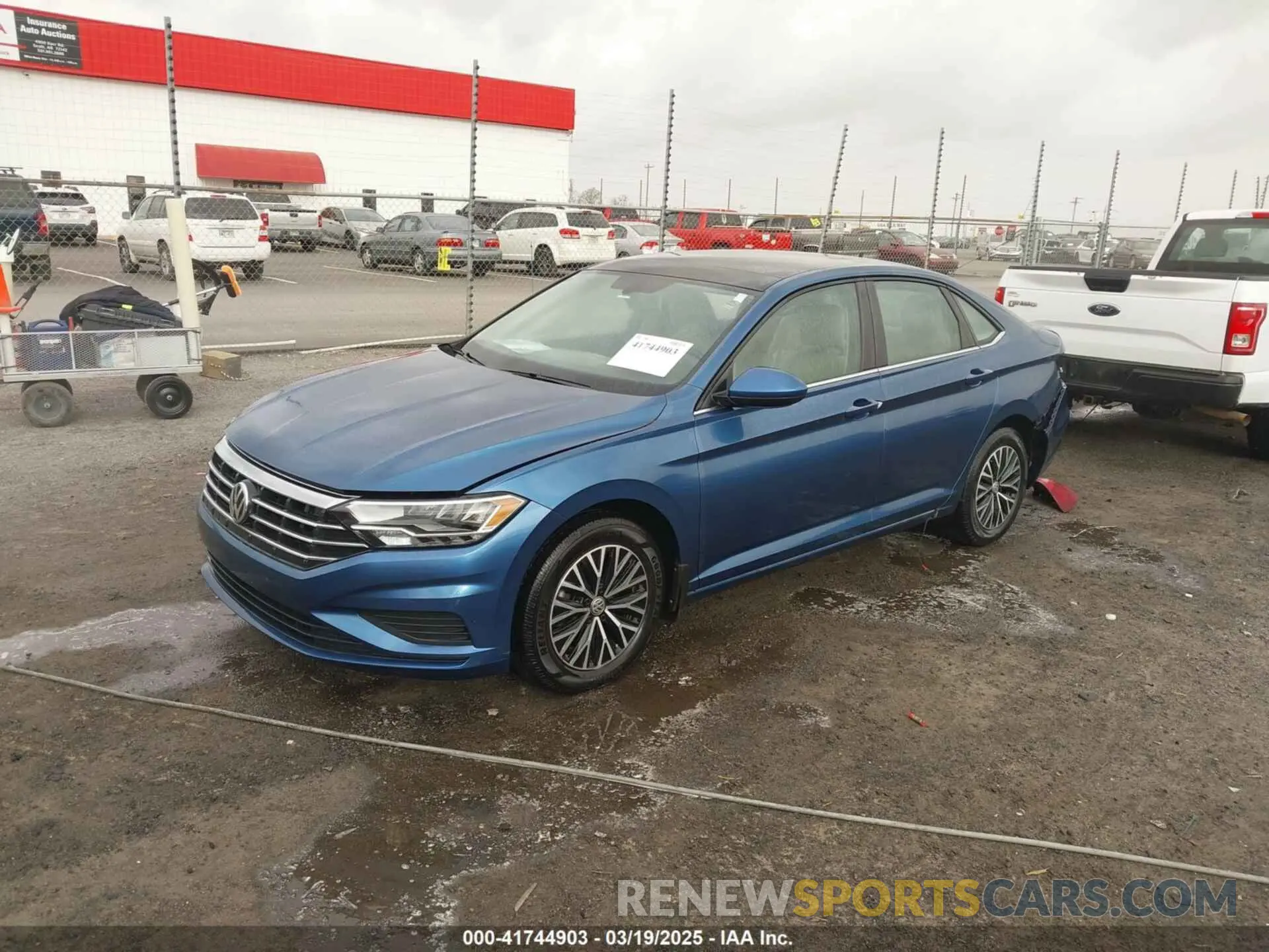 2 fotografías del automóvil dañado 3VWCB7BU7KM244533 VOLKSWAGEN JETTA 2019