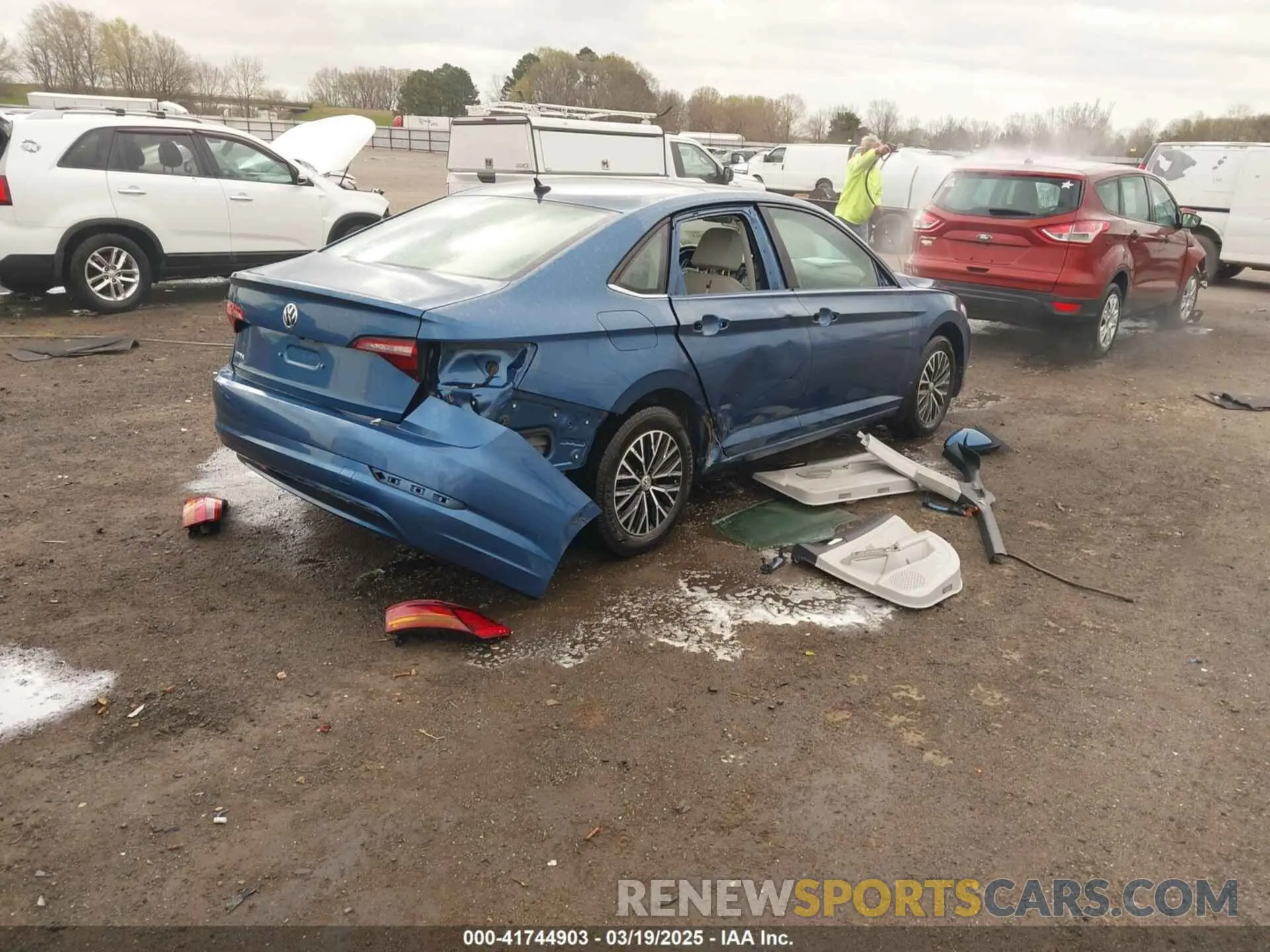 4 fotografías del automóvil dañado 3VWCB7BU7KM244533 VOLKSWAGEN JETTA 2019