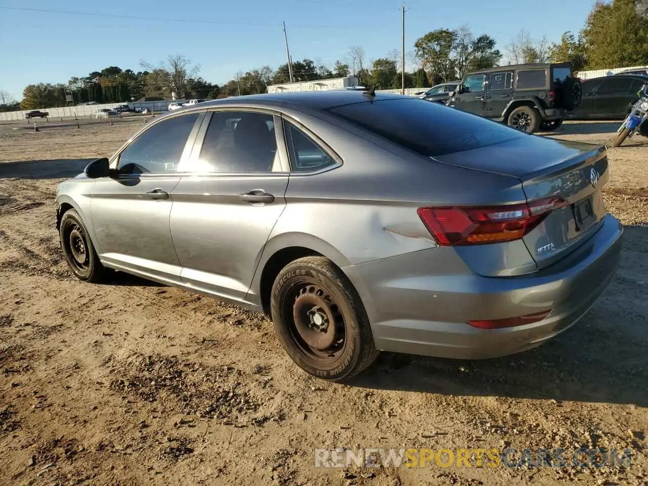 2 fotografías del automóvil dañado 3VWCB7BU8KM141086 VOLKSWAGEN JETTA 2019