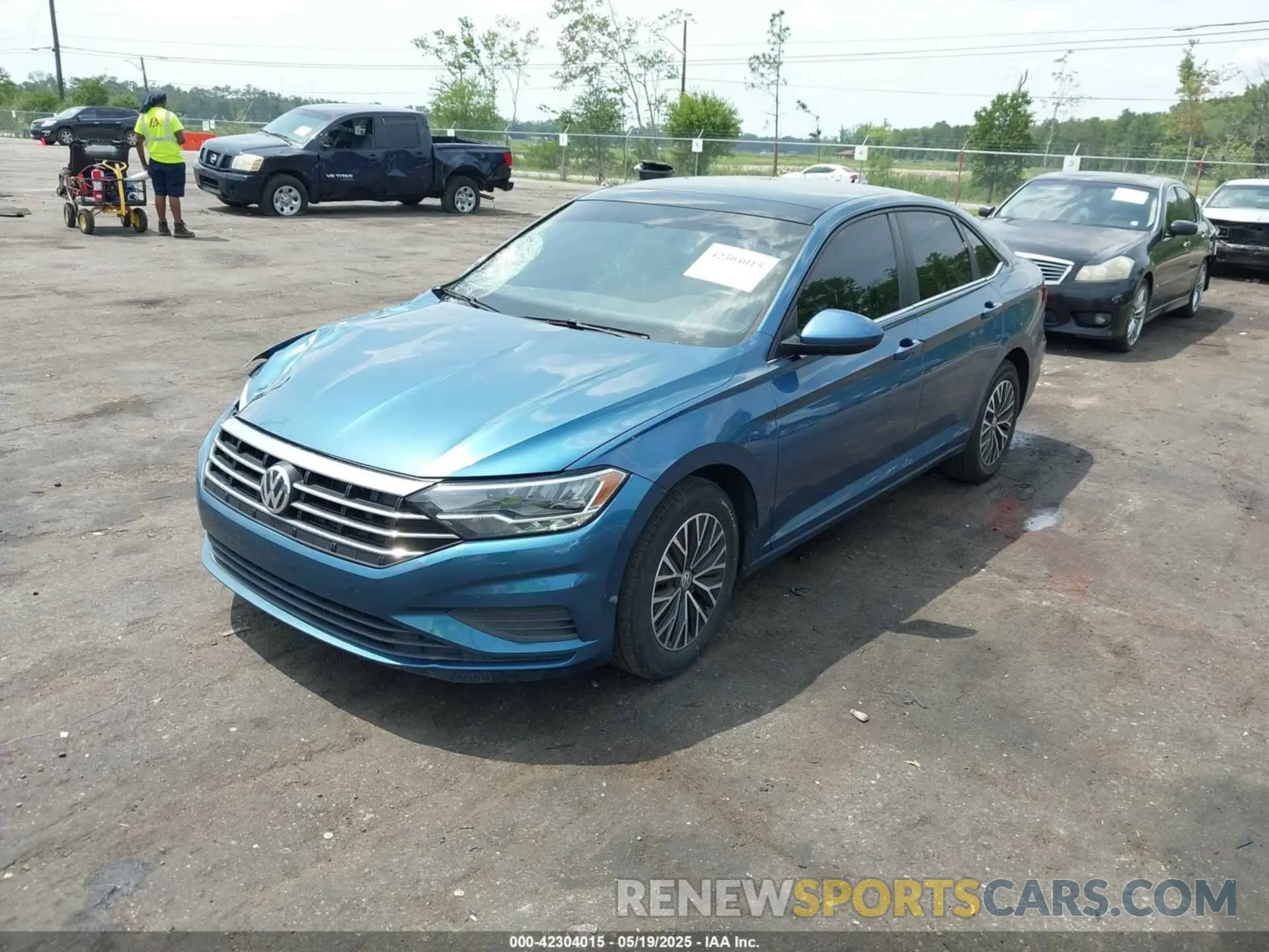 2 fotografías del automóvil dañado 3VWCB7BU8KM187128 VOLKSWAGEN JETTA 2019