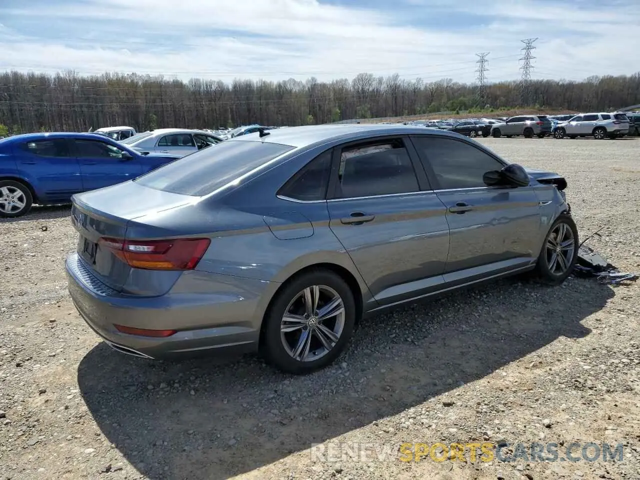 3 fotografías del automóvil dañado 3VWCB7BU8KM205126 VOLKSWAGEN JETTA 2019