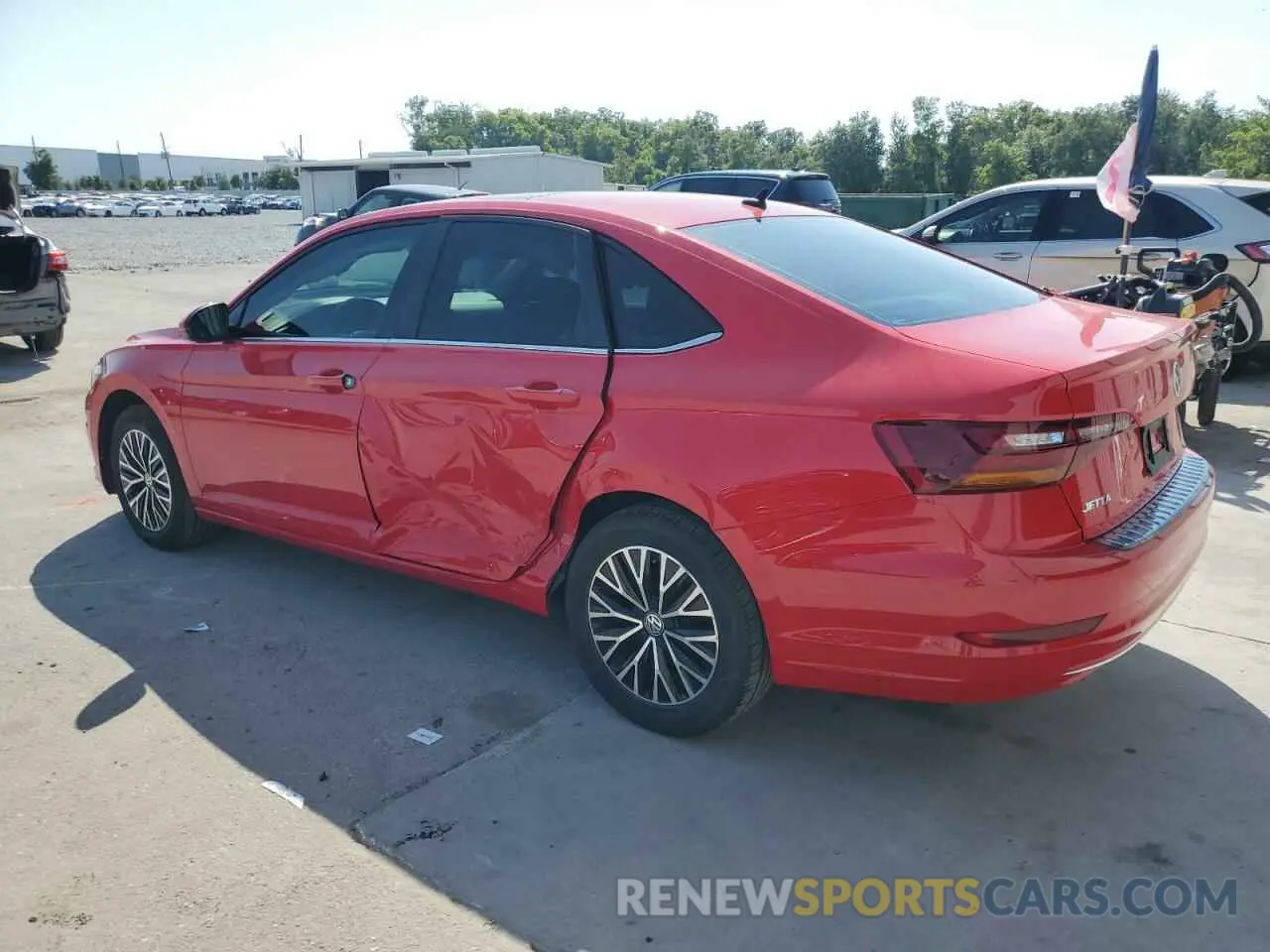 2 fotografías del automóvil dañado 3VWCB7BU9KM212442 VOLKSWAGEN JETTA 2019