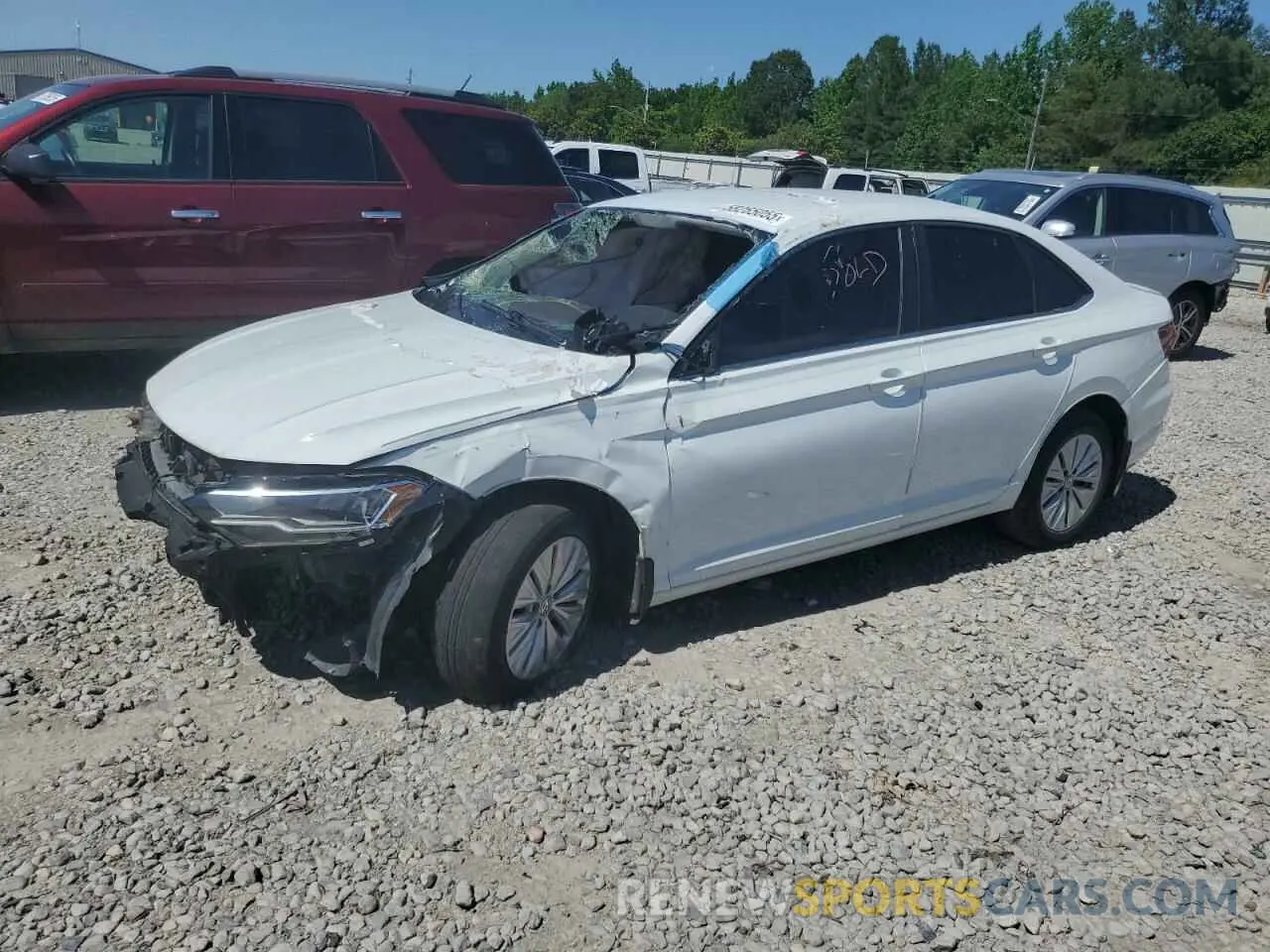 1 fotografías del automóvil dañado 3VWCB7BU9KM237258 VOLKSWAGEN JETTA 2019