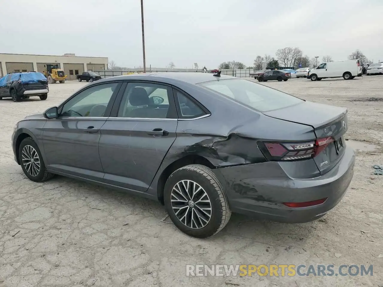 2 fotografías del automóvil dañado 3VWCB7BU9KM260345 VOLKSWAGEN JETTA 2019
