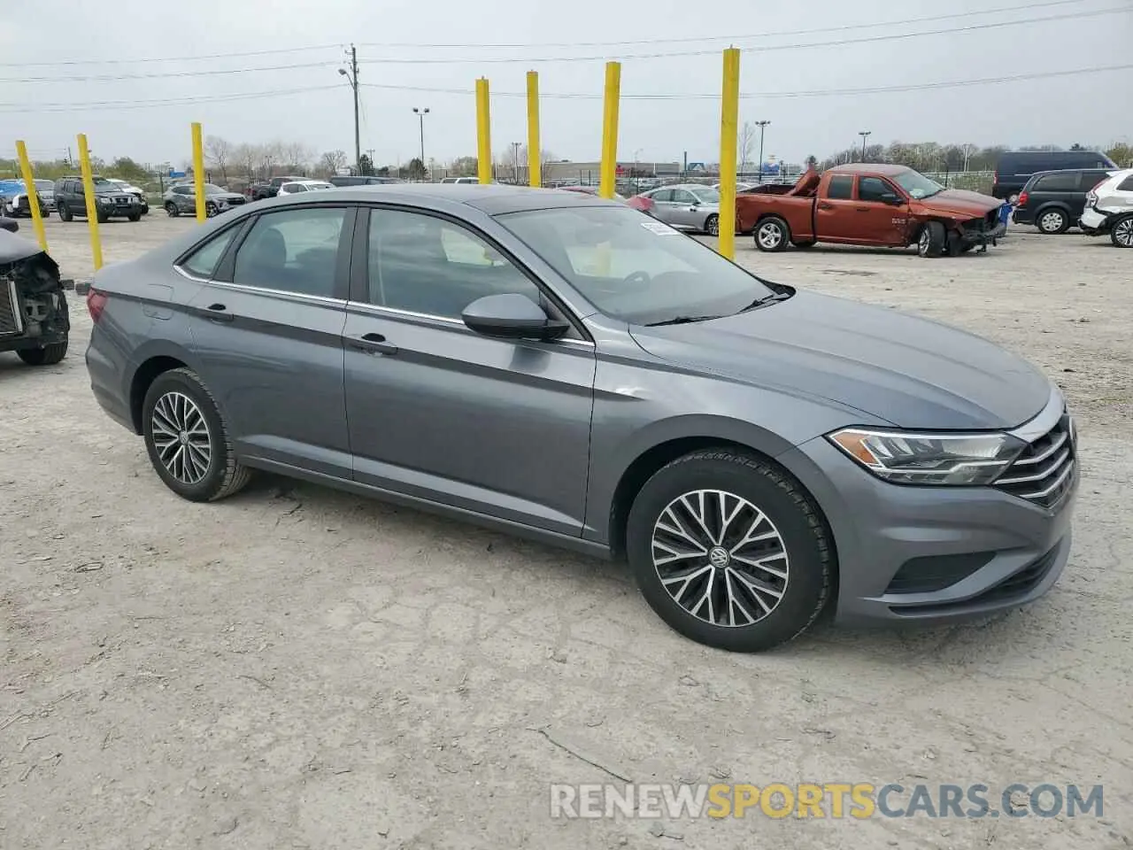 4 fotografías del automóvil dañado 3VWCB7BU9KM260345 VOLKSWAGEN JETTA 2019