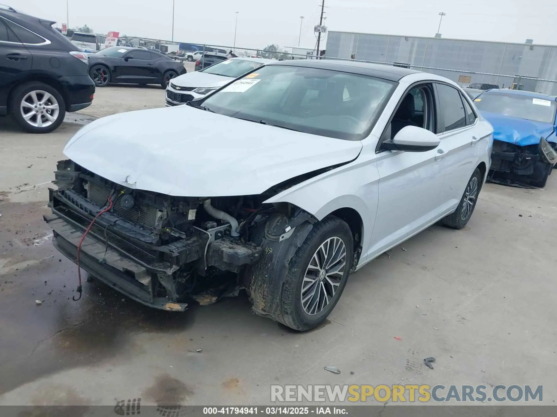 2 fotografías del automóvil dañado 3VWCB7BUXKM141770 VOLKSWAGEN JETTA 2019
