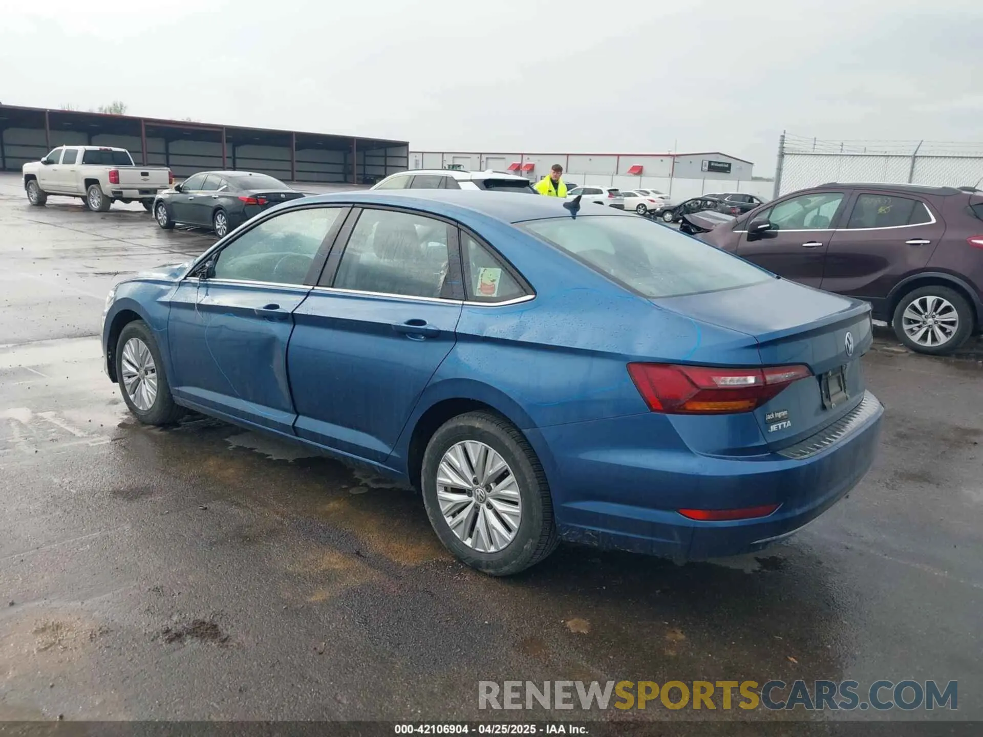 3 fotografías del automóvil dañado 3VWCB7BUXKM180195 VOLKSWAGEN JETTA 2019