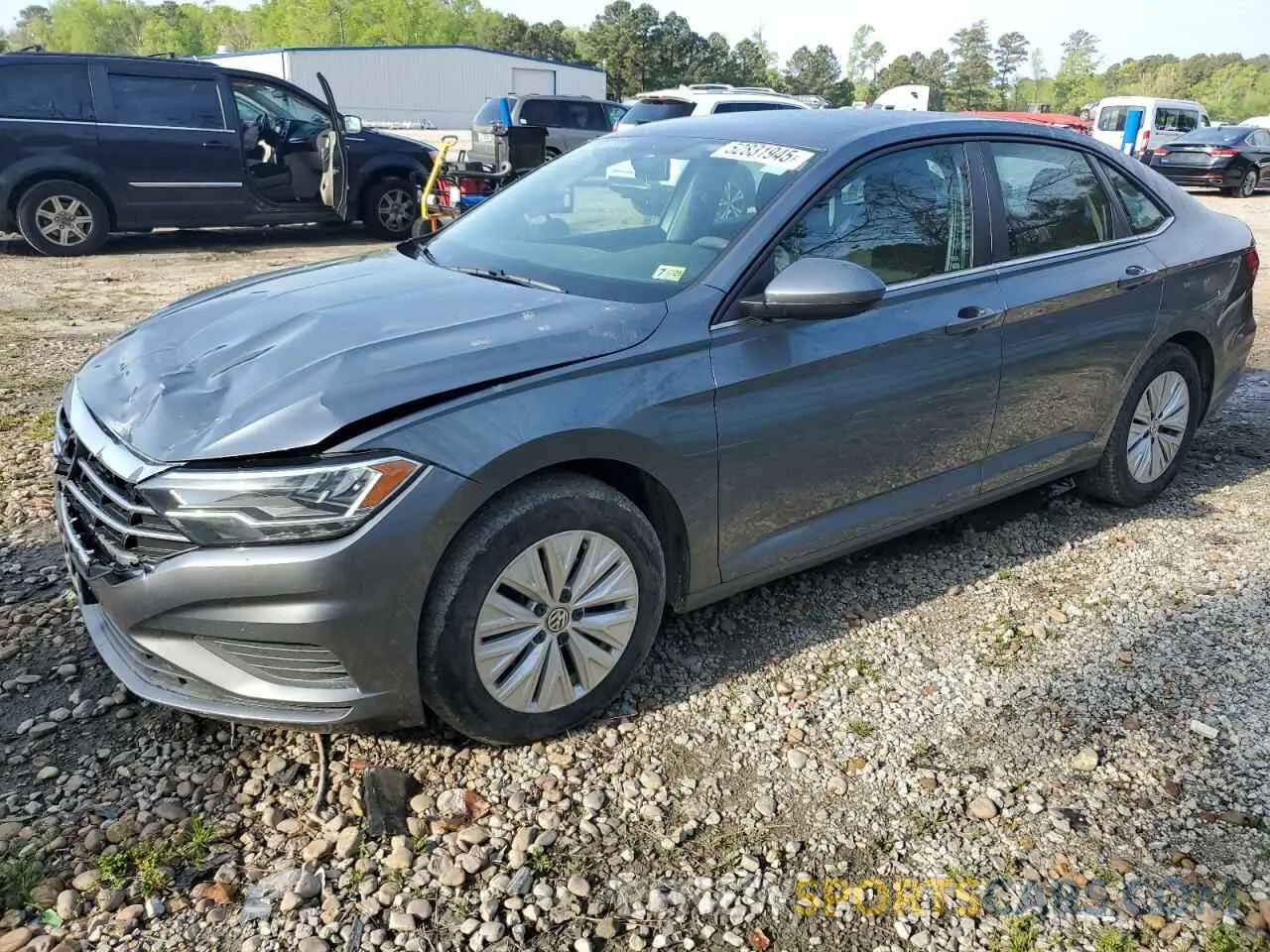 1 fotografías del automóvil dañado 3VWCB7BUXKM234238 VOLKSWAGEN JETTA 2019