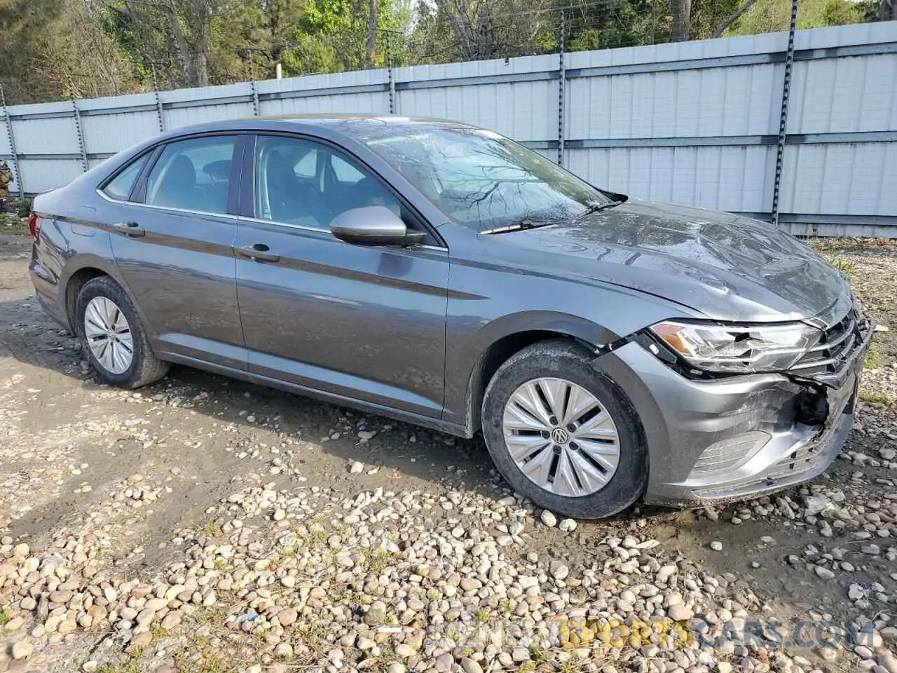 4 fotografías del automóvil dañado 3VWCB7BUXKM234238 VOLKSWAGEN JETTA 2019