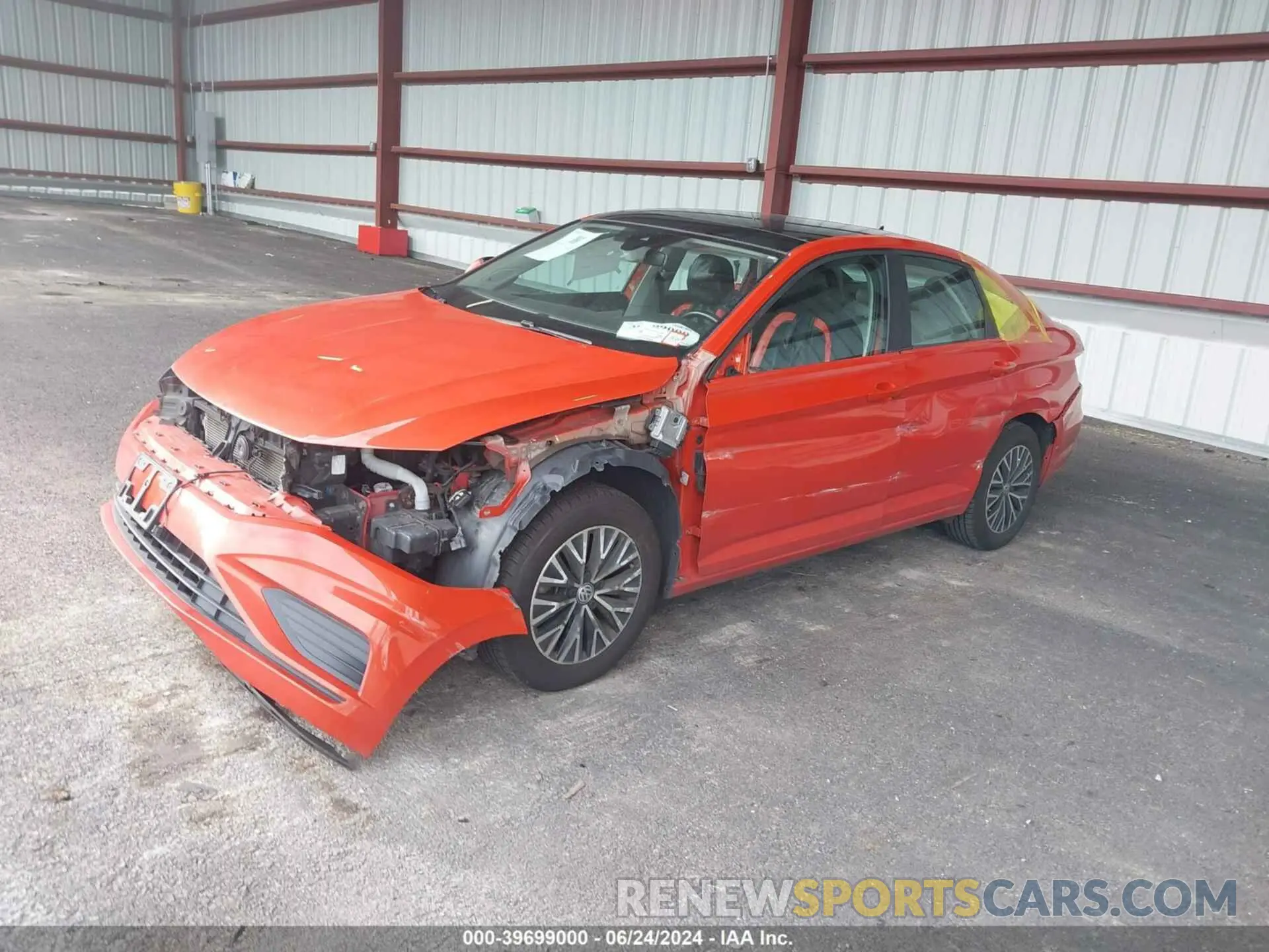 2 fotografías del automóvil dañado 3VWE57BU0KM070627 VOLKSWAGEN JETTA 2019