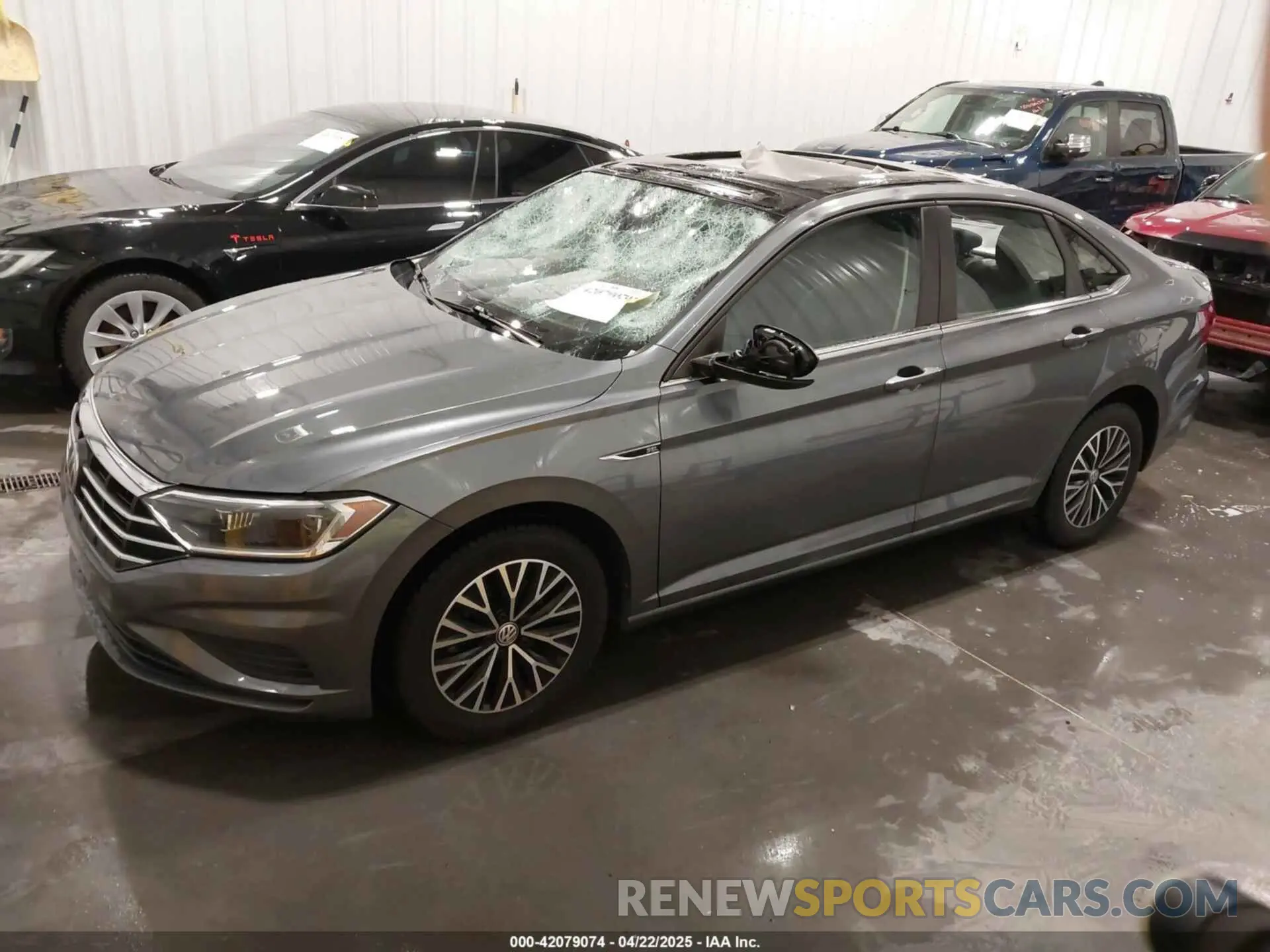 2 fotografías del automóvil dañado 3VWE57BU0KM236614 VOLKSWAGEN JETTA 2019