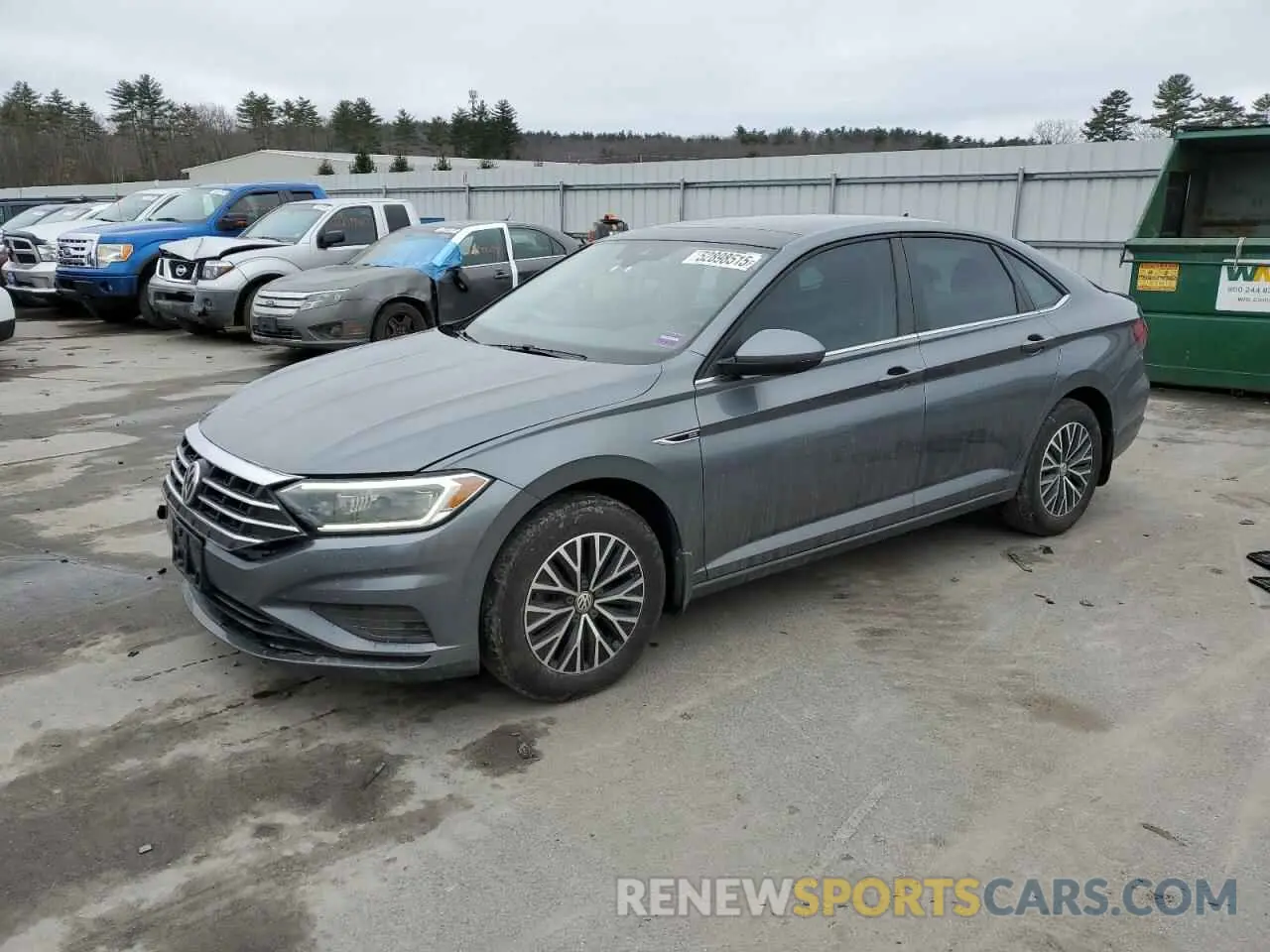 1 fotografías del automóvil dañado 3VWE57BU1KM085752 VOLKSWAGEN JETTA 2019