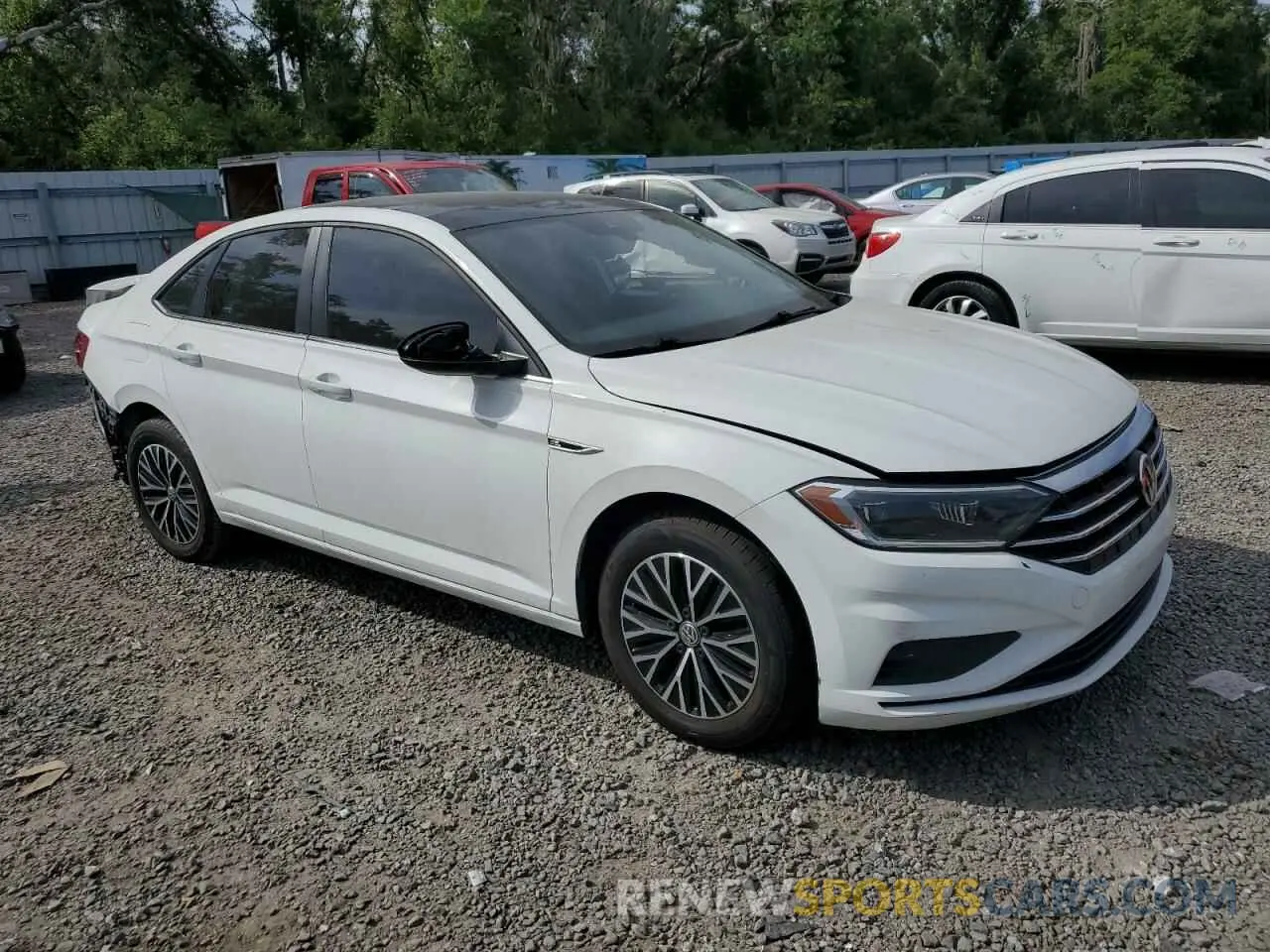 4 fotografías del automóvil dañado 3VWE57BU2KM084867 VOLKSWAGEN JETTA 2019