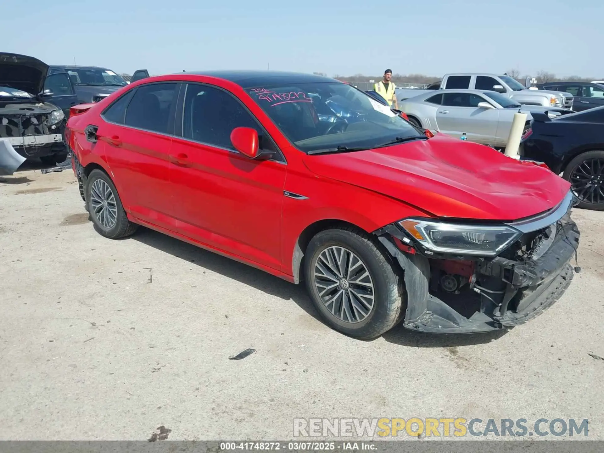 1 fotografías del automóvil dañado 3VWE57BU4KM110398 VOLKSWAGEN JETTA 2019