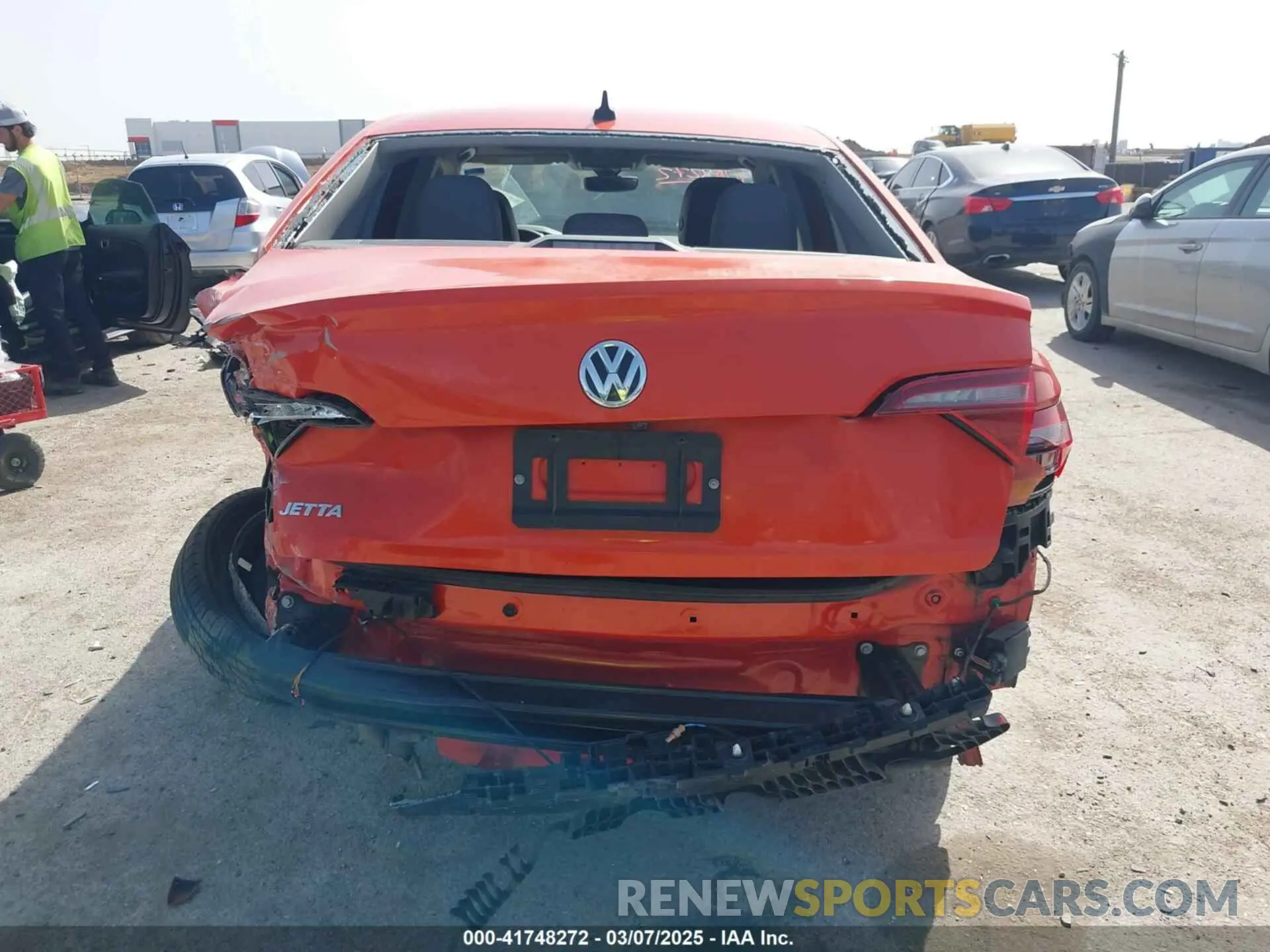 16 fotografías del automóvil dañado 3VWE57BU4KM110398 VOLKSWAGEN JETTA 2019