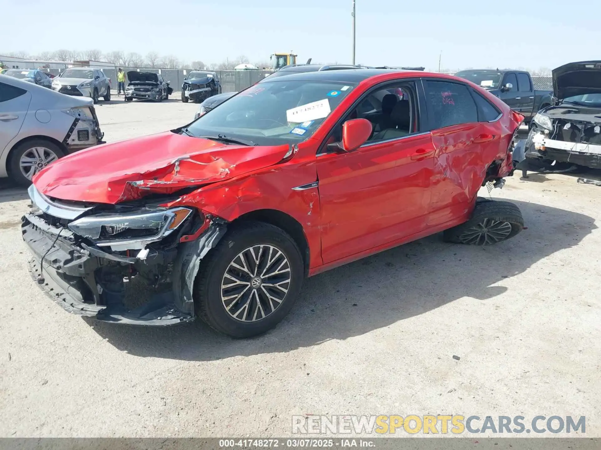 2 fotografías del automóvil dañado 3VWE57BU4KM110398 VOLKSWAGEN JETTA 2019