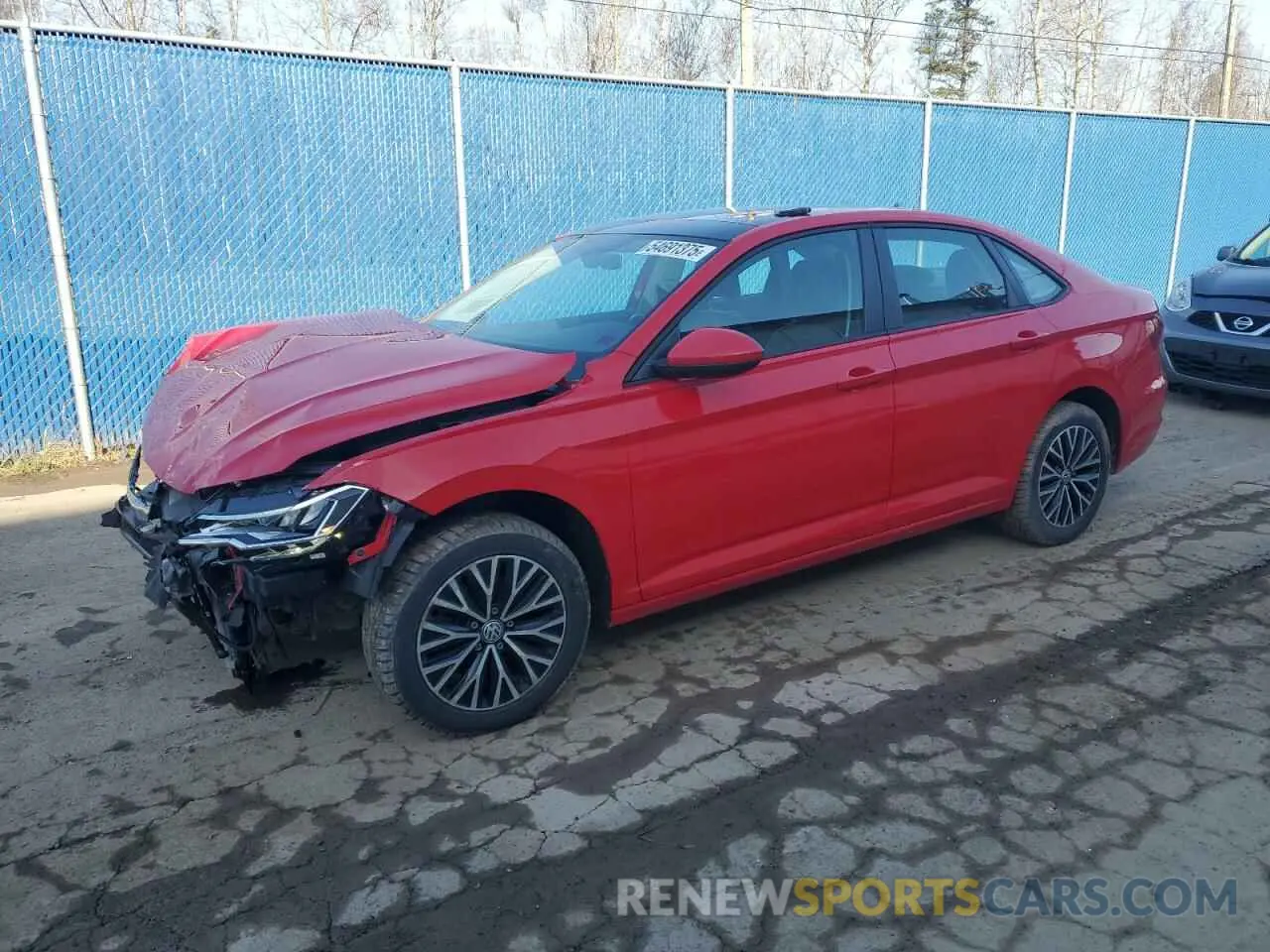 1 fotografías del automóvil dañado 3VWE57BU5KM194084 VOLKSWAGEN JETTA 2019