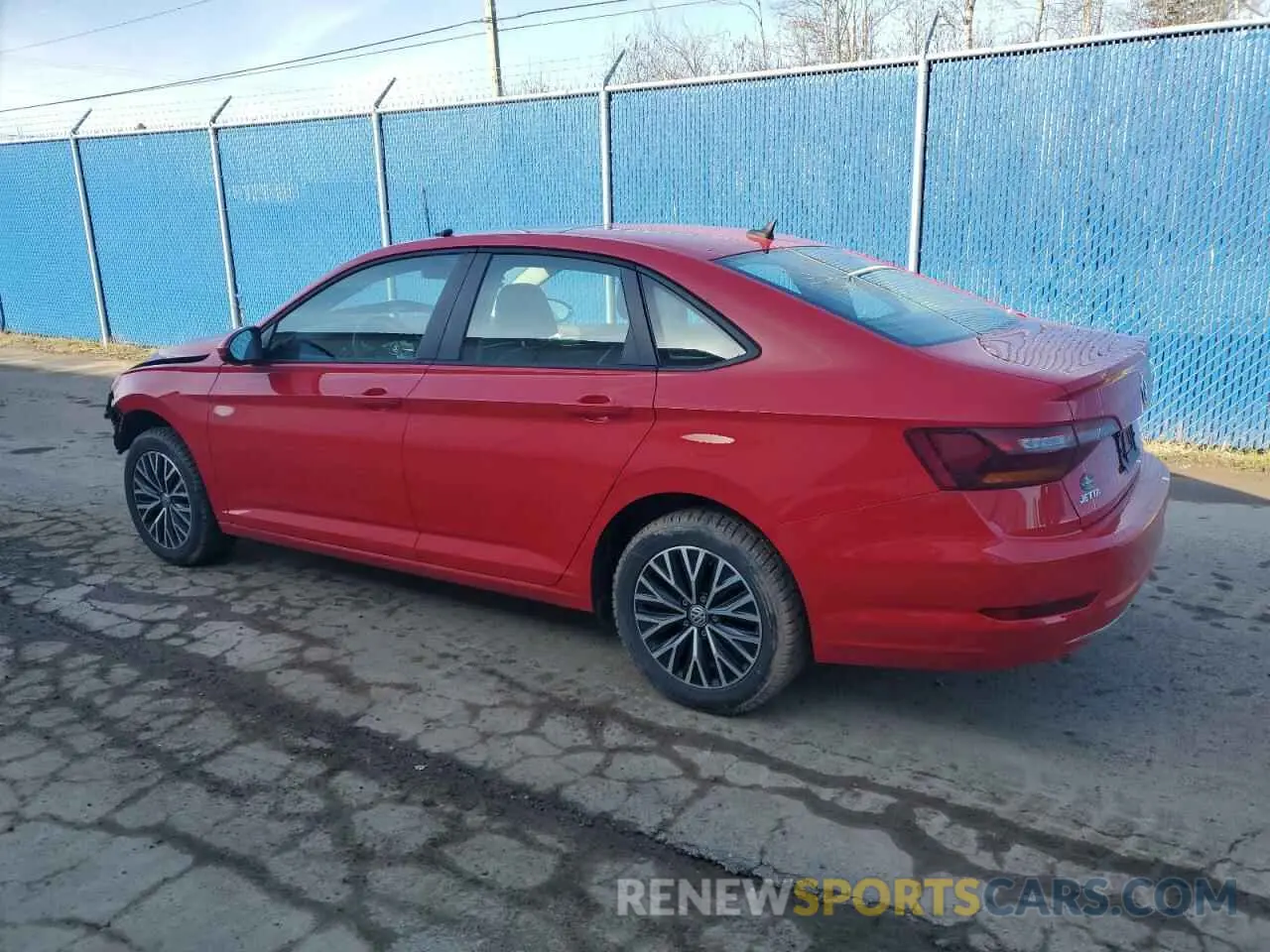 2 fotografías del automóvil dañado 3VWE57BU5KM194084 VOLKSWAGEN JETTA 2019
