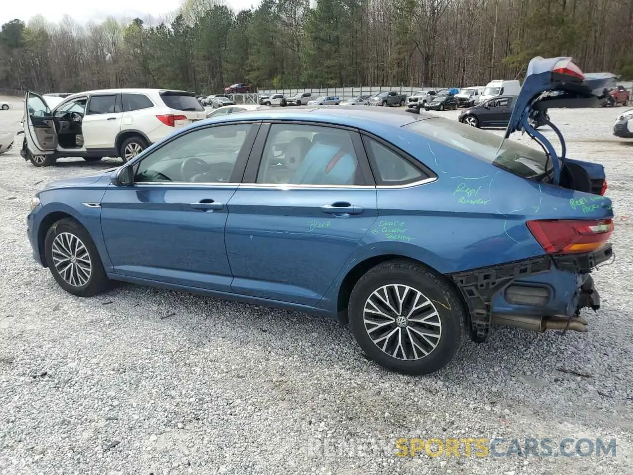 2 fotografías del automóvil dañado 3VWE57BU8KM072271 VOLKSWAGEN JETTA 2019