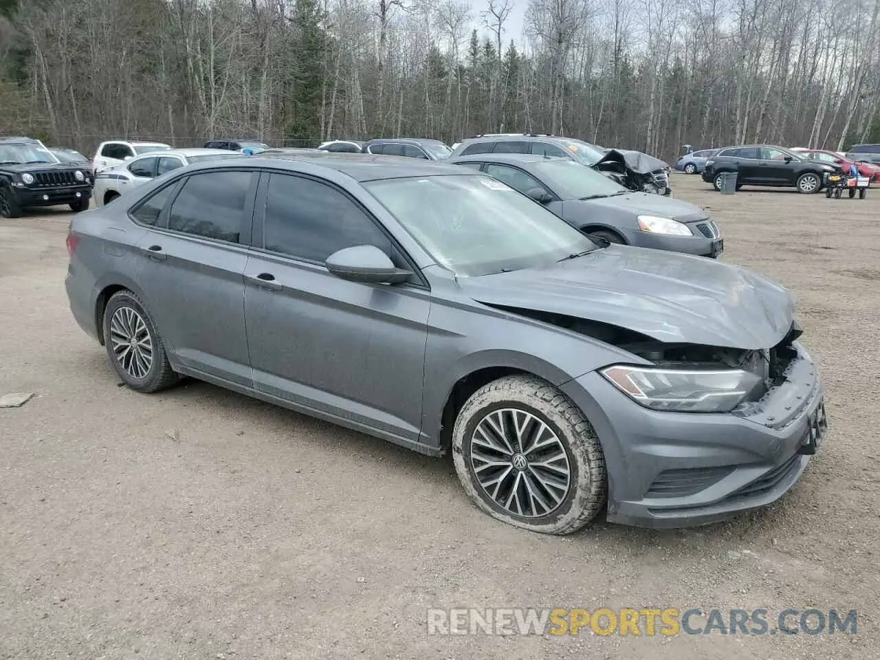 4 fotografías del automóvil dañado 3VWE57BUXKM023931 VOLKSWAGEN JETTA 2019