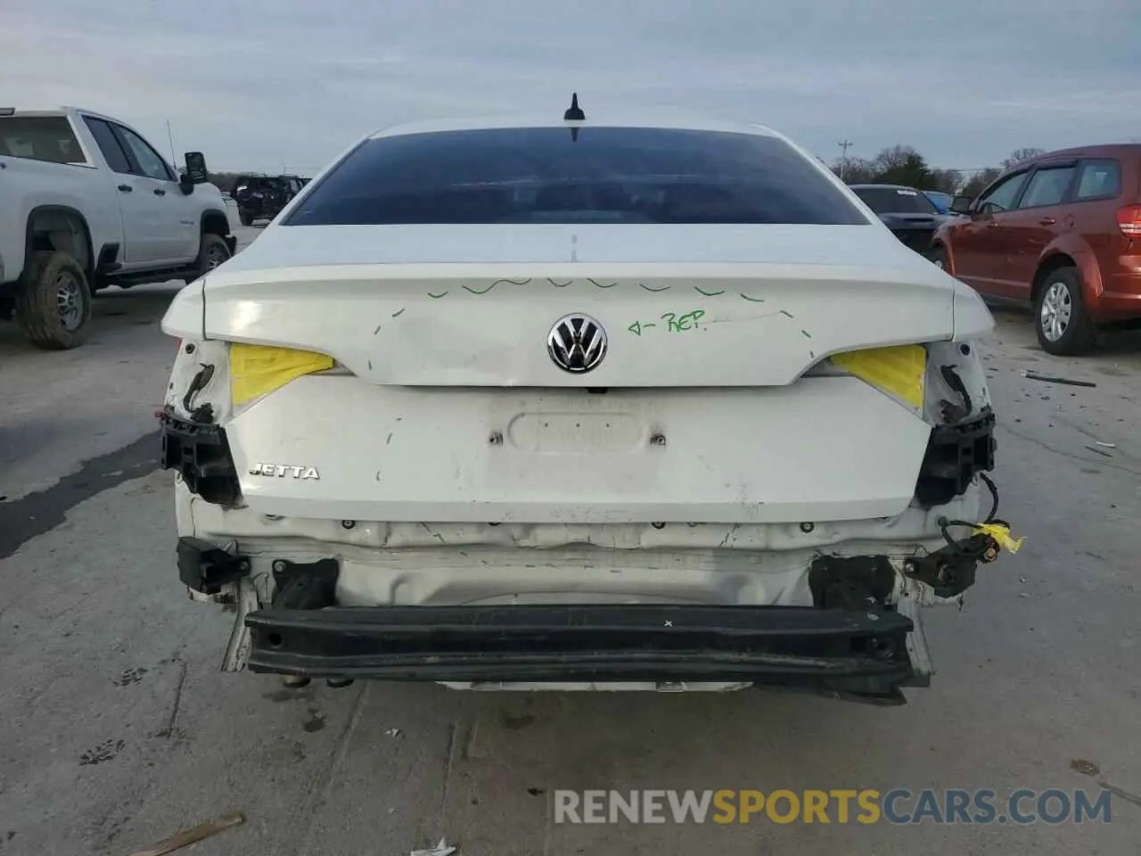 6 fotografías del automóvil dañado 3VWEB7BU3KM244067 VOLKSWAGEN JETTA 2019