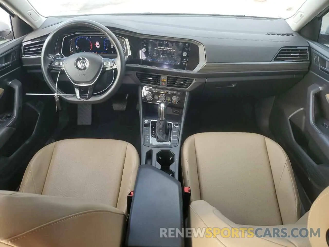 8 fotografías del automóvil dañado 3VWEB7BU3KM244067 VOLKSWAGEN JETTA 2019