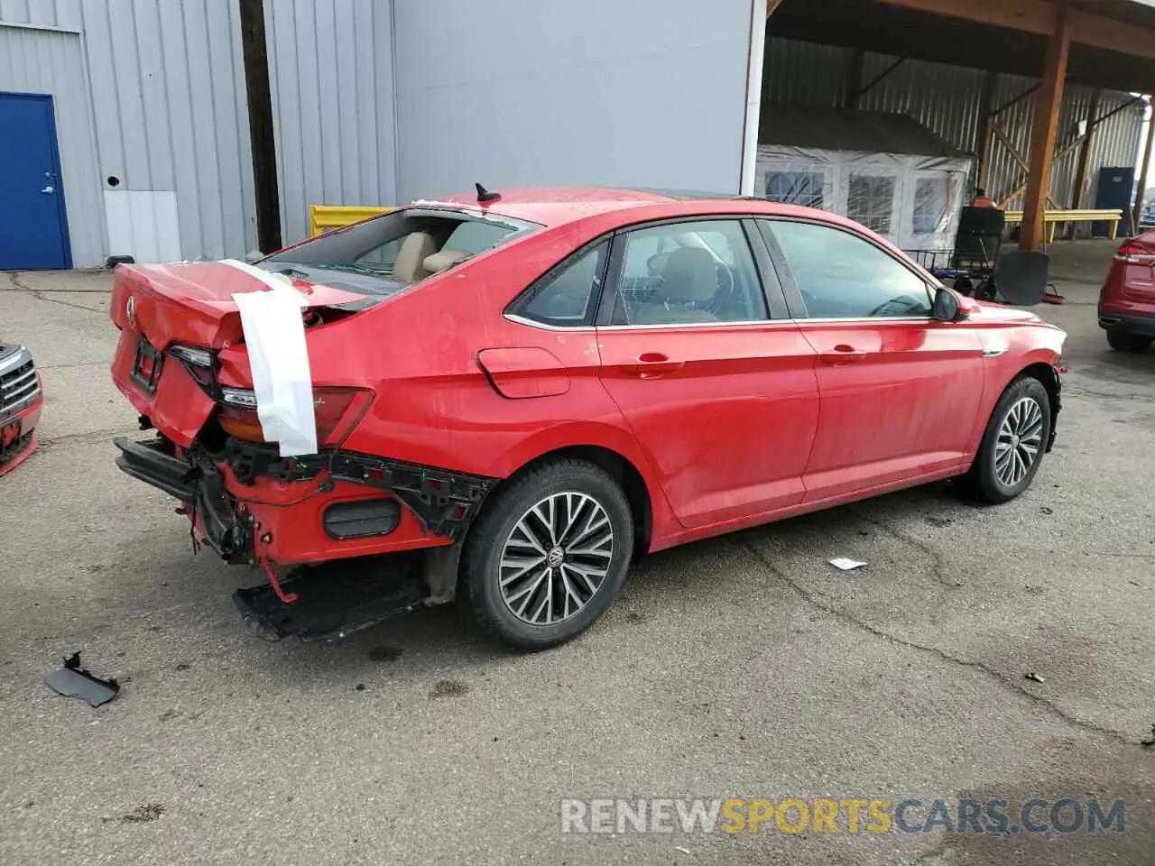 3 fotografías del automóvil dañado 3VWEB7BU9KM234529 VOLKSWAGEN JETTA 2019