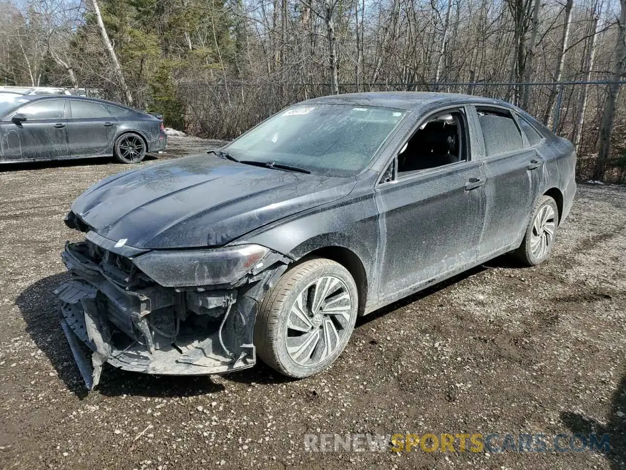 1 fotografías del automóvil dañado 3VWG57BUXKM075696 VOLKSWAGEN JETTA 2019