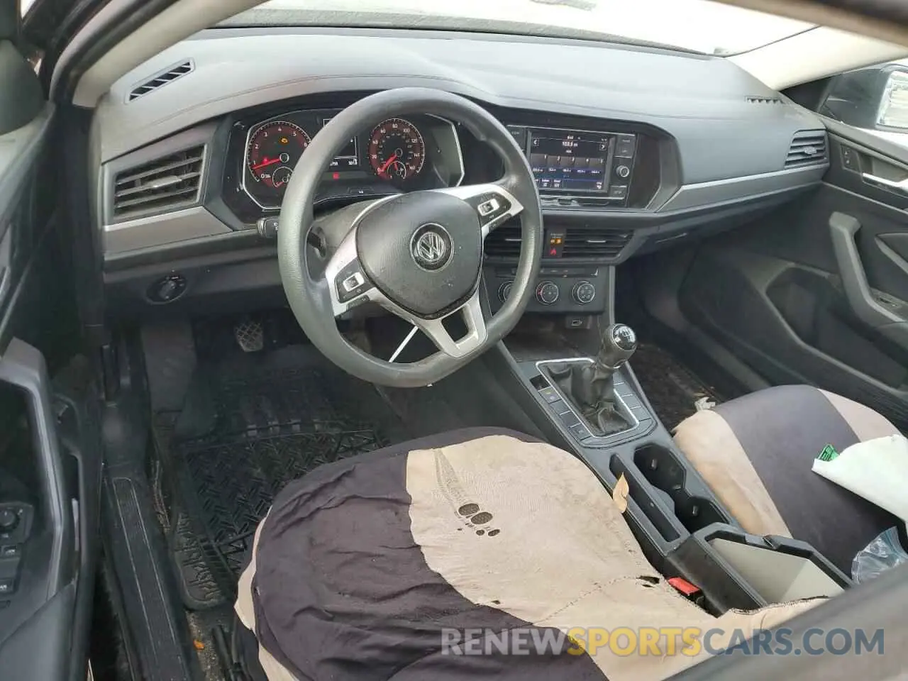 8 fotografías del automóvil dañado 3VWN57BU3KM068483 VOLKSWAGEN JETTA 2019