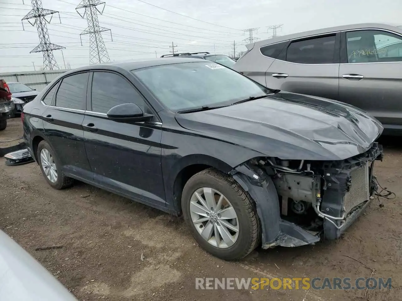 4 fotografías del automóvil dañado 3VWN57BU7KM119757 VOLKSWAGEN JETTA 2019