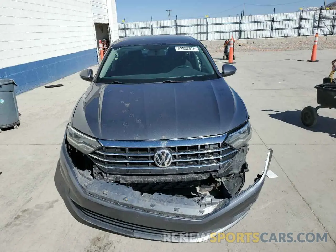 5 fotografías del automóvil dañado 3VWN57BU8KM217261 VOLKSWAGEN JETTA 2019