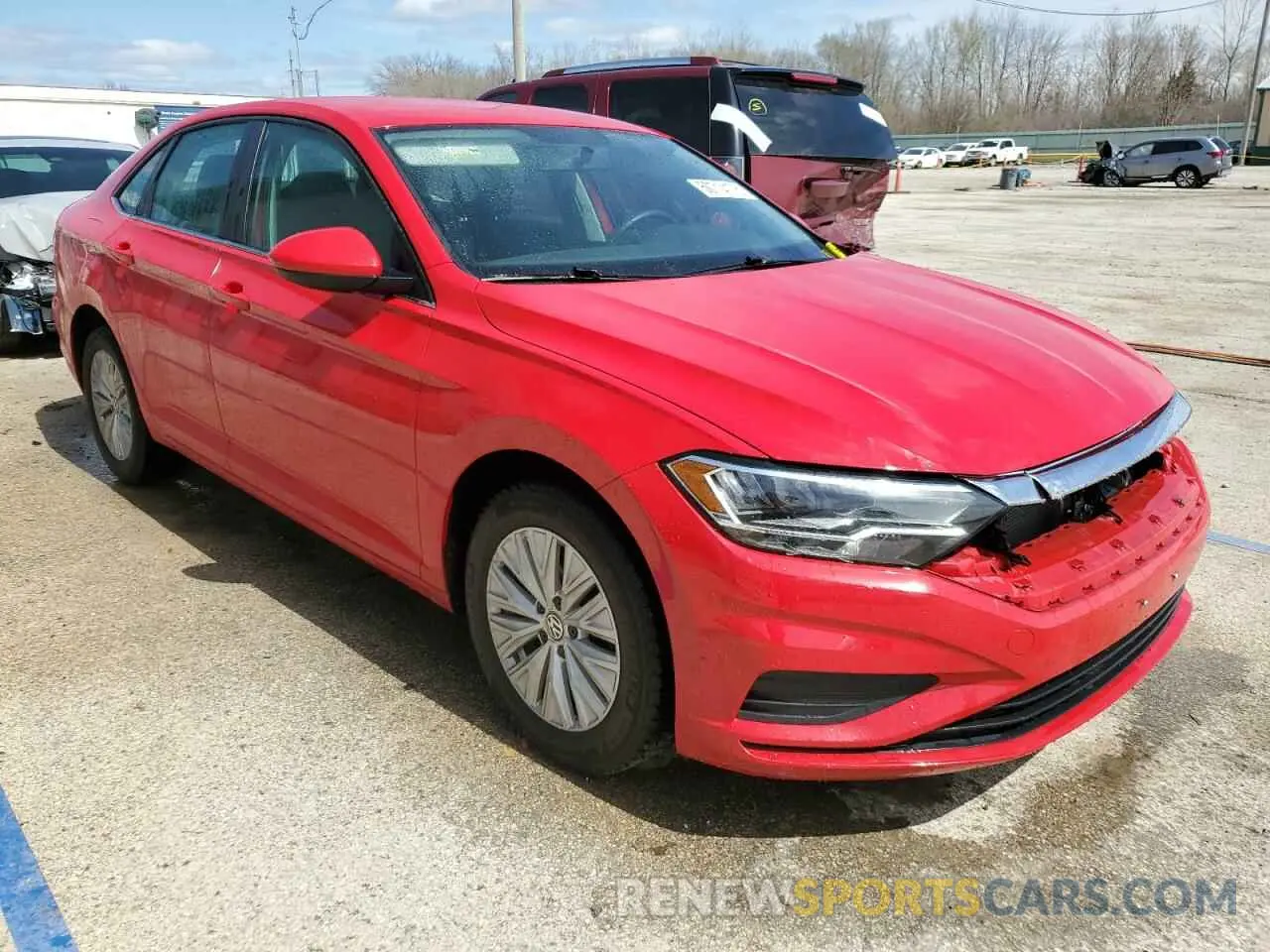 4 fotografías del automóvil dañado 3VWN57BU9KM244033 VOLKSWAGEN JETTA 2019
