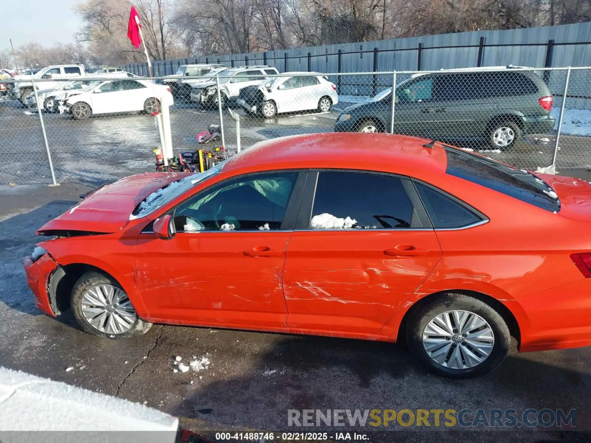 14 fotografías del automóvil dañado 3VWN57BUXKM236233 VOLKSWAGEN JETTA 2019