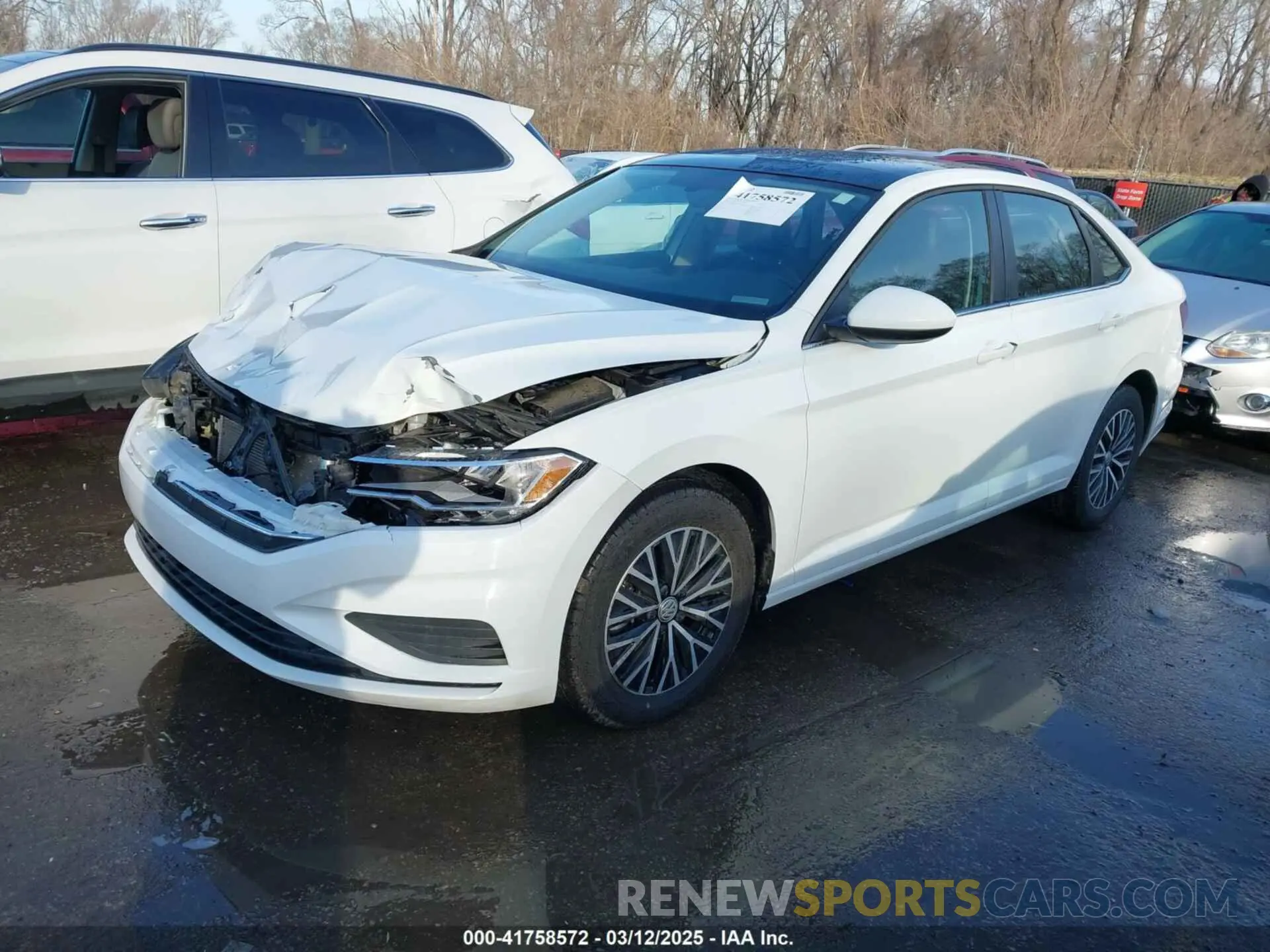 2 fotografías del automóvil dañado 3VWC57BU1LM104373 VOLKSWAGEN JETTA 2020