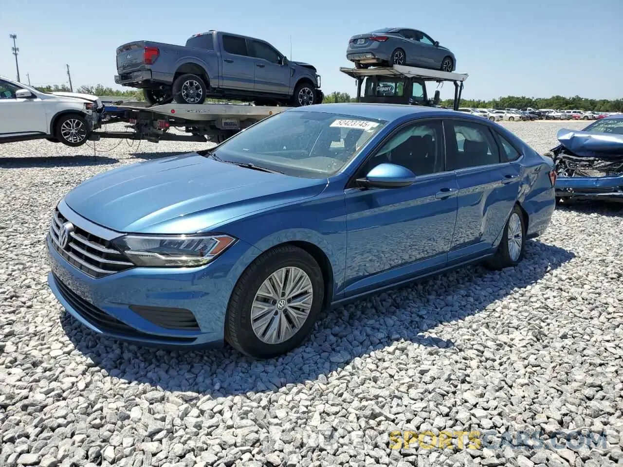 1 fotografías del automóvil dañado 3VWC57BU3LM079735 VOLKSWAGEN JETTA 2020