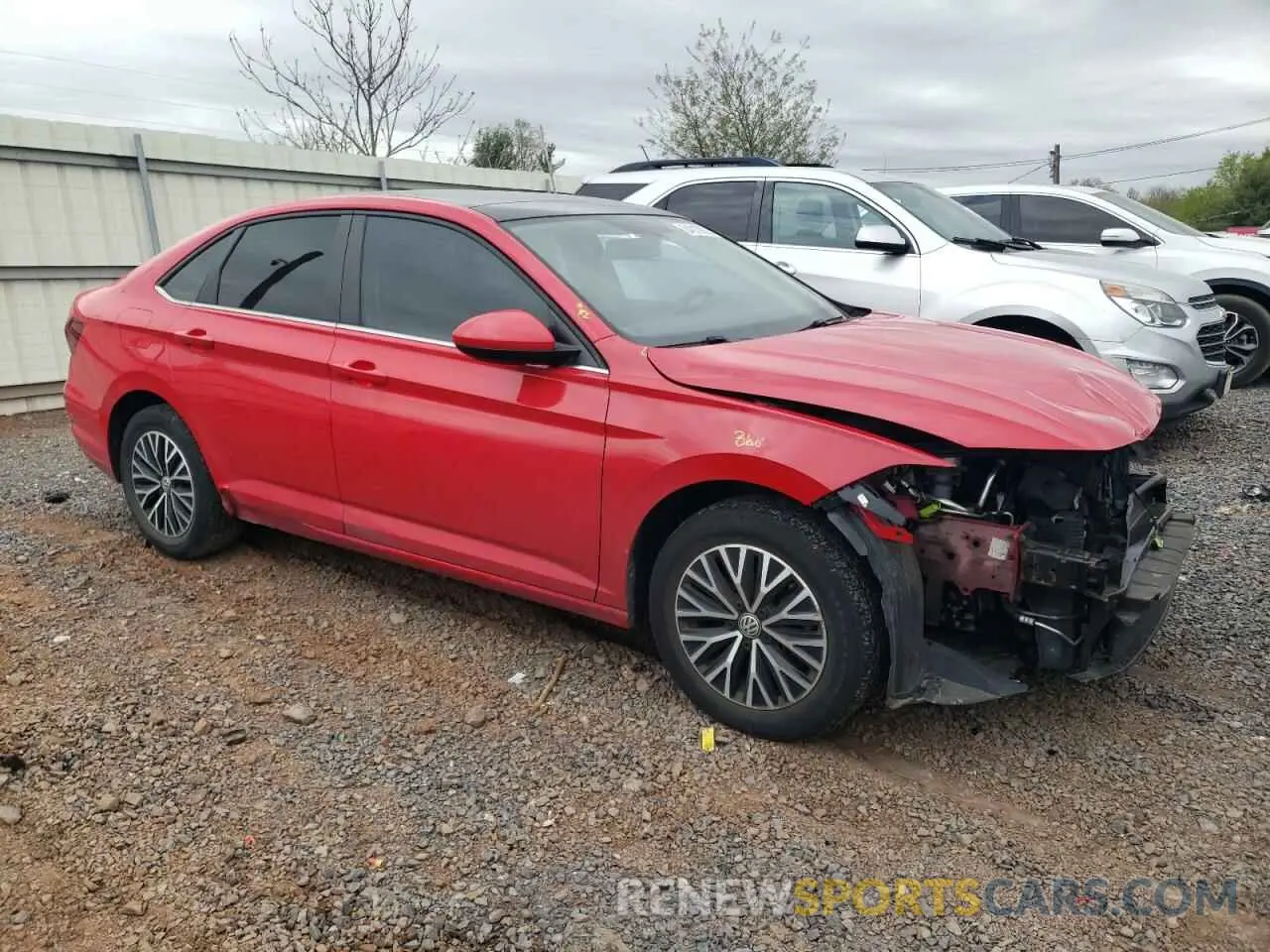4 fotografías del automóvil dañado 3VWC57BU9LM102256 VOLKSWAGEN JETTA 2020