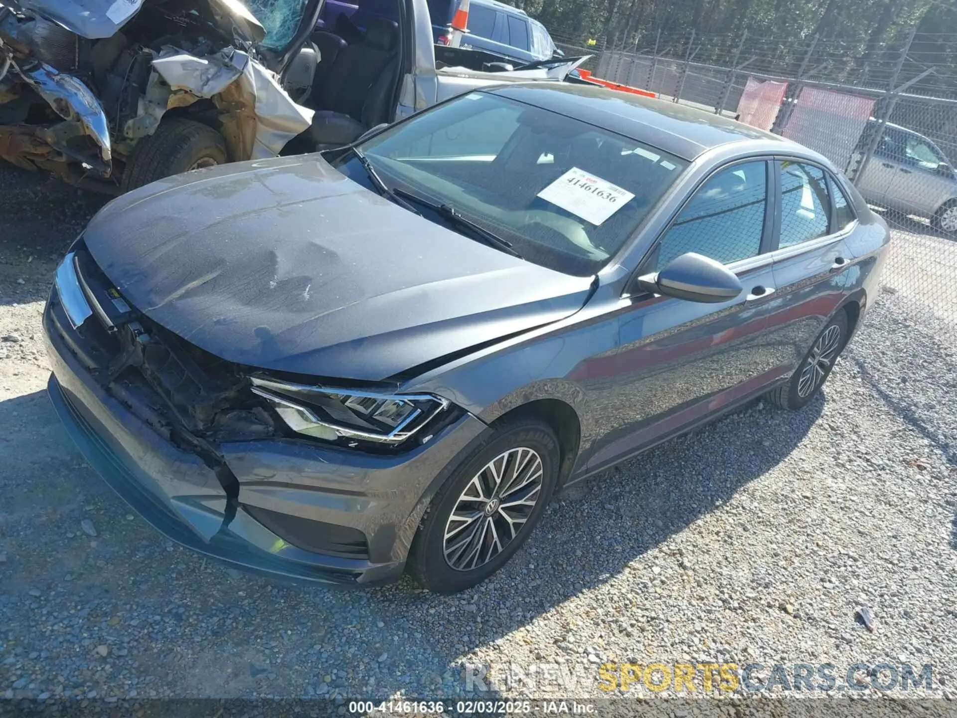 2 fotografías del automóvil dañado 3VWCB7BU0LM002863 VOLKSWAGEN JETTA 2020