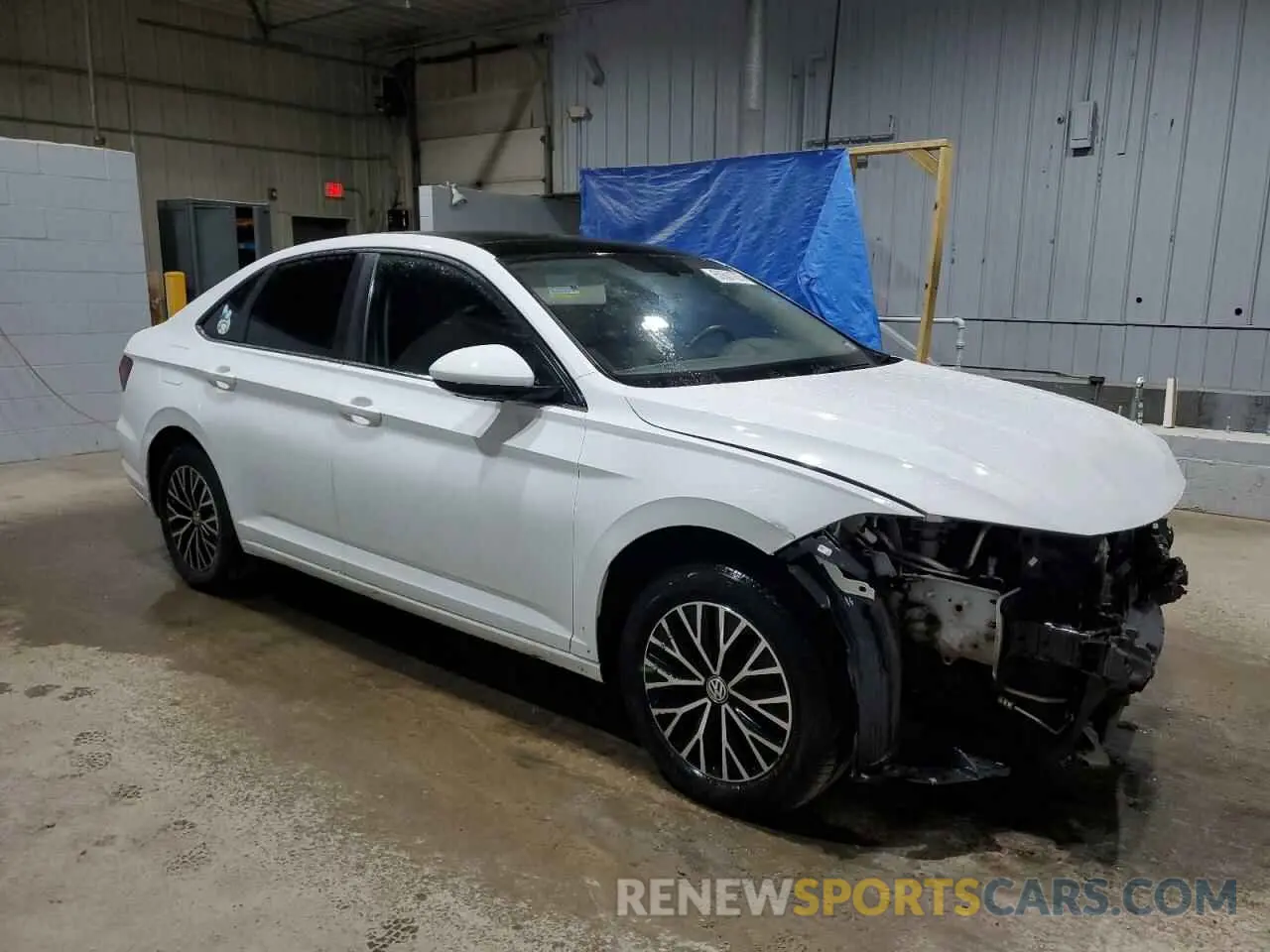 4 fotografías del automóvil dañado 3VWCB7BU0LM019100 VOLKSWAGEN JETTA 2020