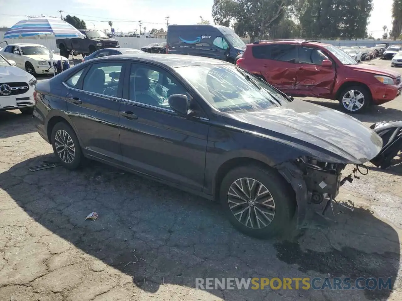 4 fotografías del automóvil dañado 3VWCB7BU0LM024295 VOLKSWAGEN JETTA 2020