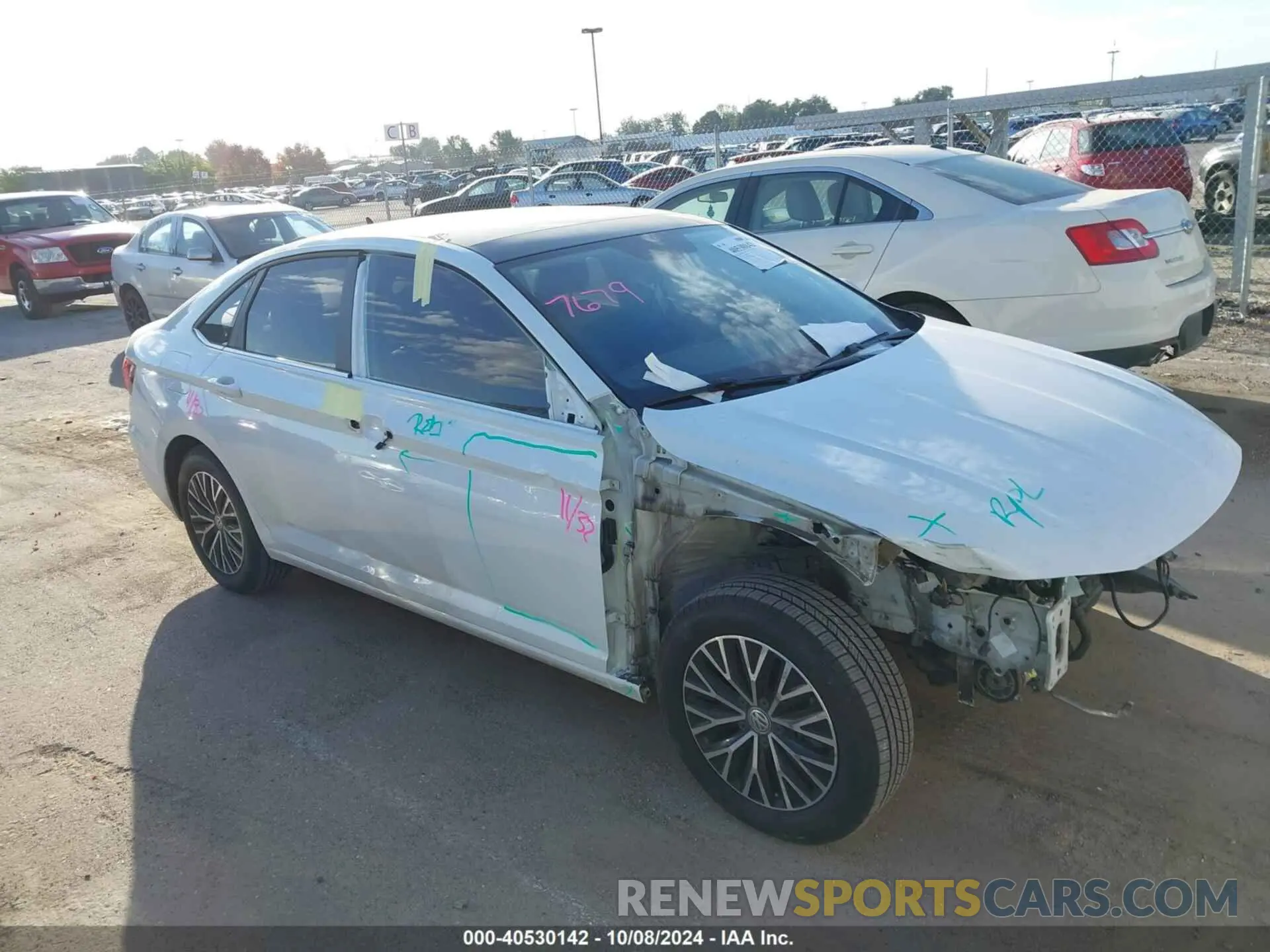 1 fotografías del automóvil dañado 3VWCB7BU0LM053702 VOLKSWAGEN JETTA 2020