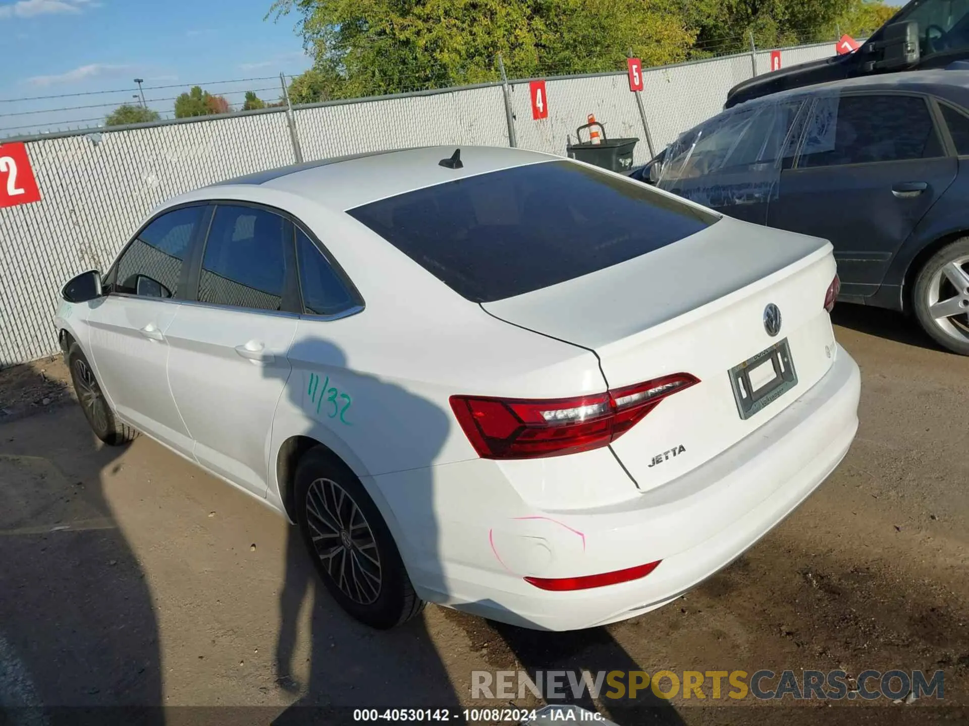 3 fotografías del automóvil dañado 3VWCB7BU0LM053702 VOLKSWAGEN JETTA 2020