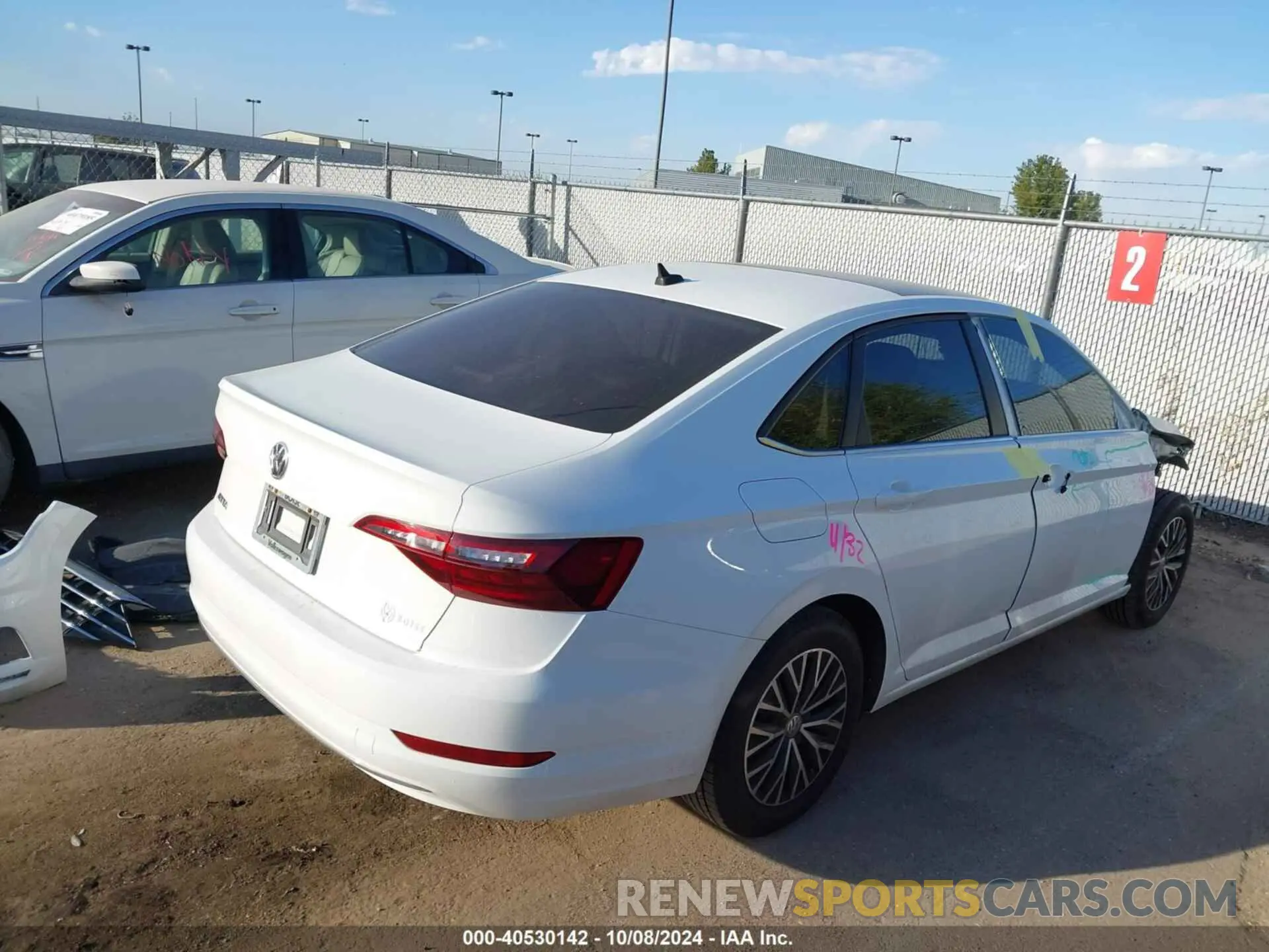 4 fotografías del automóvil dañado 3VWCB7BU0LM053702 VOLKSWAGEN JETTA 2020