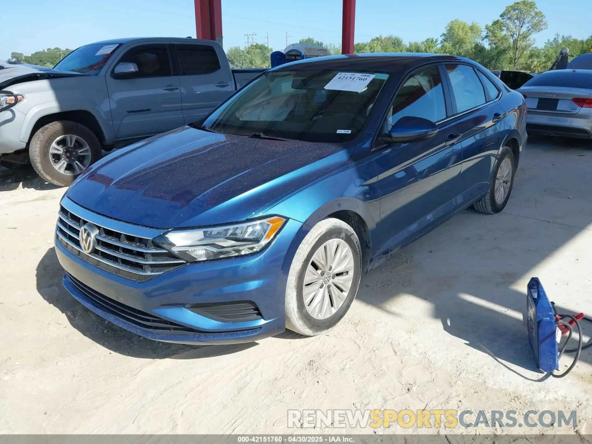 2 fotografías del automóvil dañado 3VWCB7BU0LM067356 VOLKSWAGEN JETTA 2020