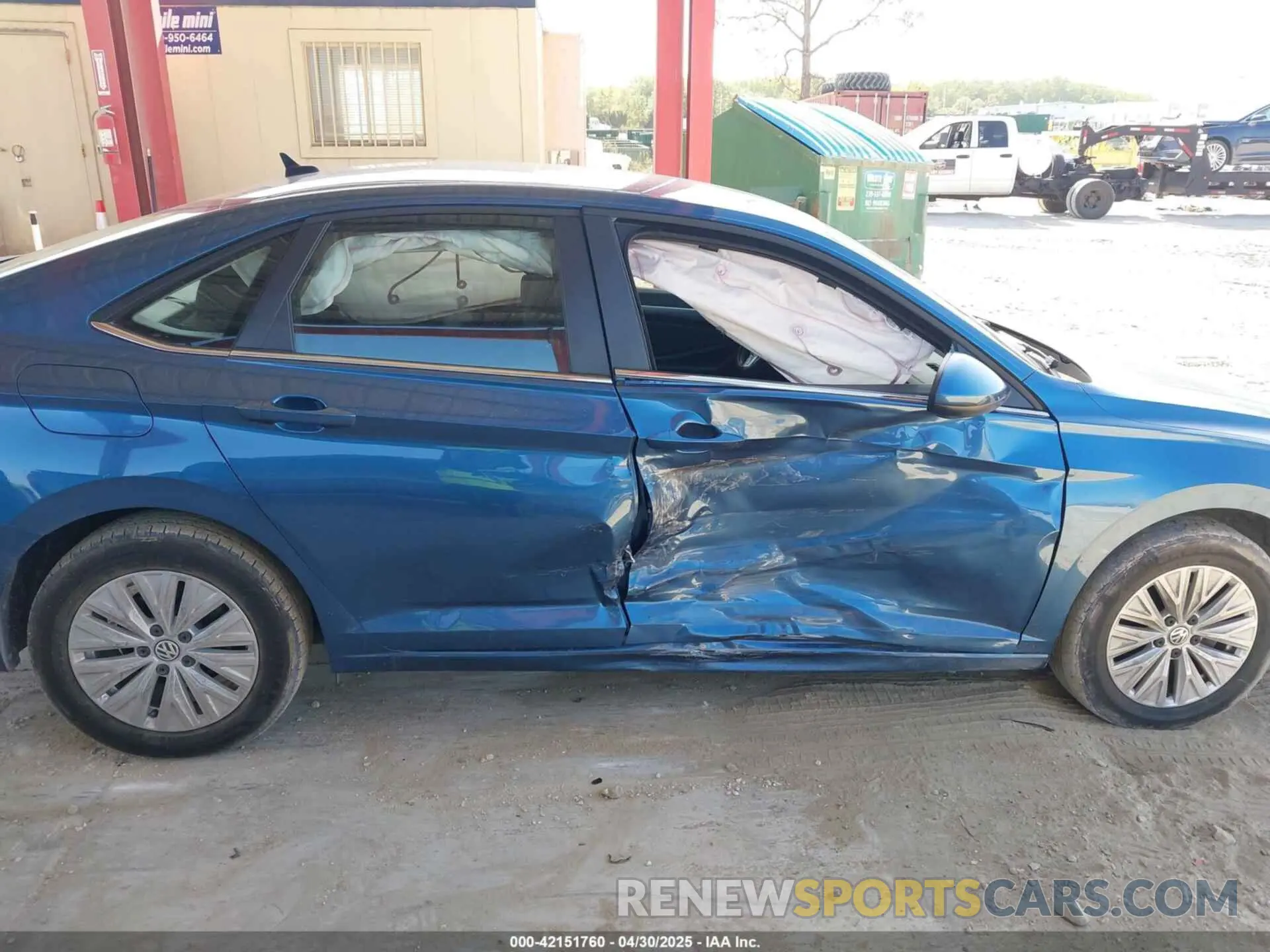 6 fotografías del automóvil dañado 3VWCB7BU0LM067356 VOLKSWAGEN JETTA 2020