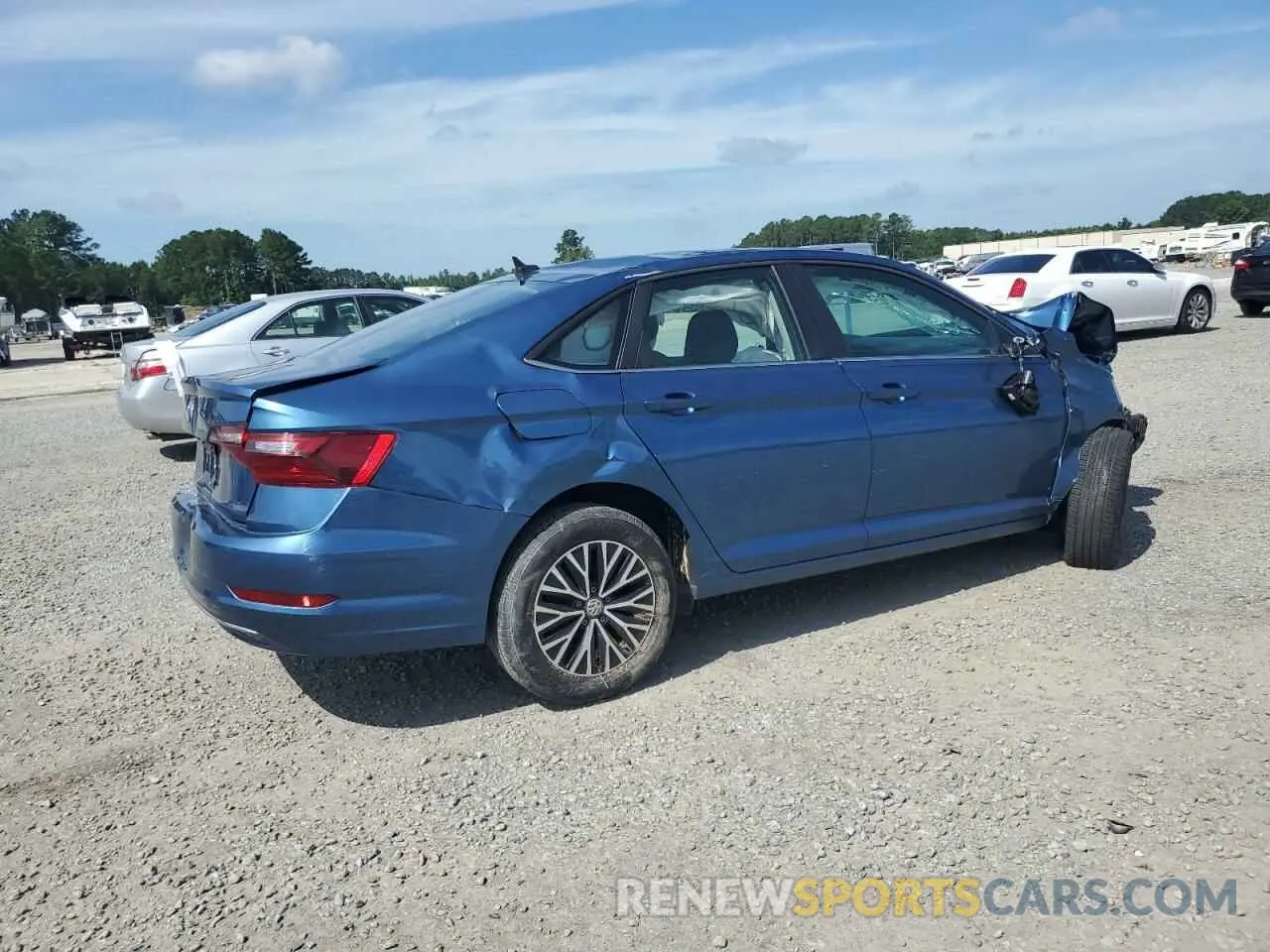 3 fotografías del automóvil dañado 3VWCB7BU1LM020885 VOLKSWAGEN JETTA 2020