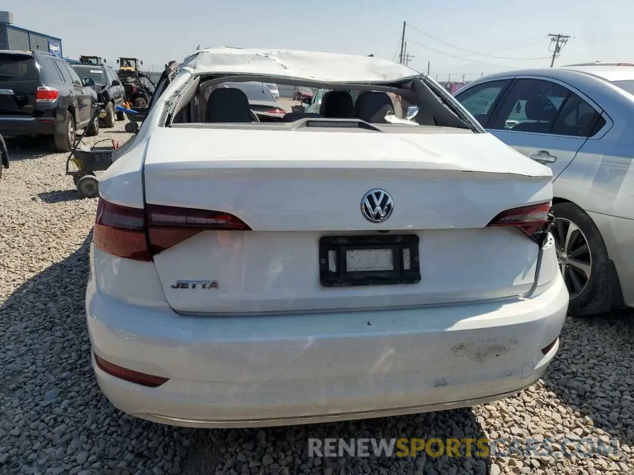 6 fotografías del automóvil dañado 3VWCB7BU1LM065793 VOLKSWAGEN JETTA 2020